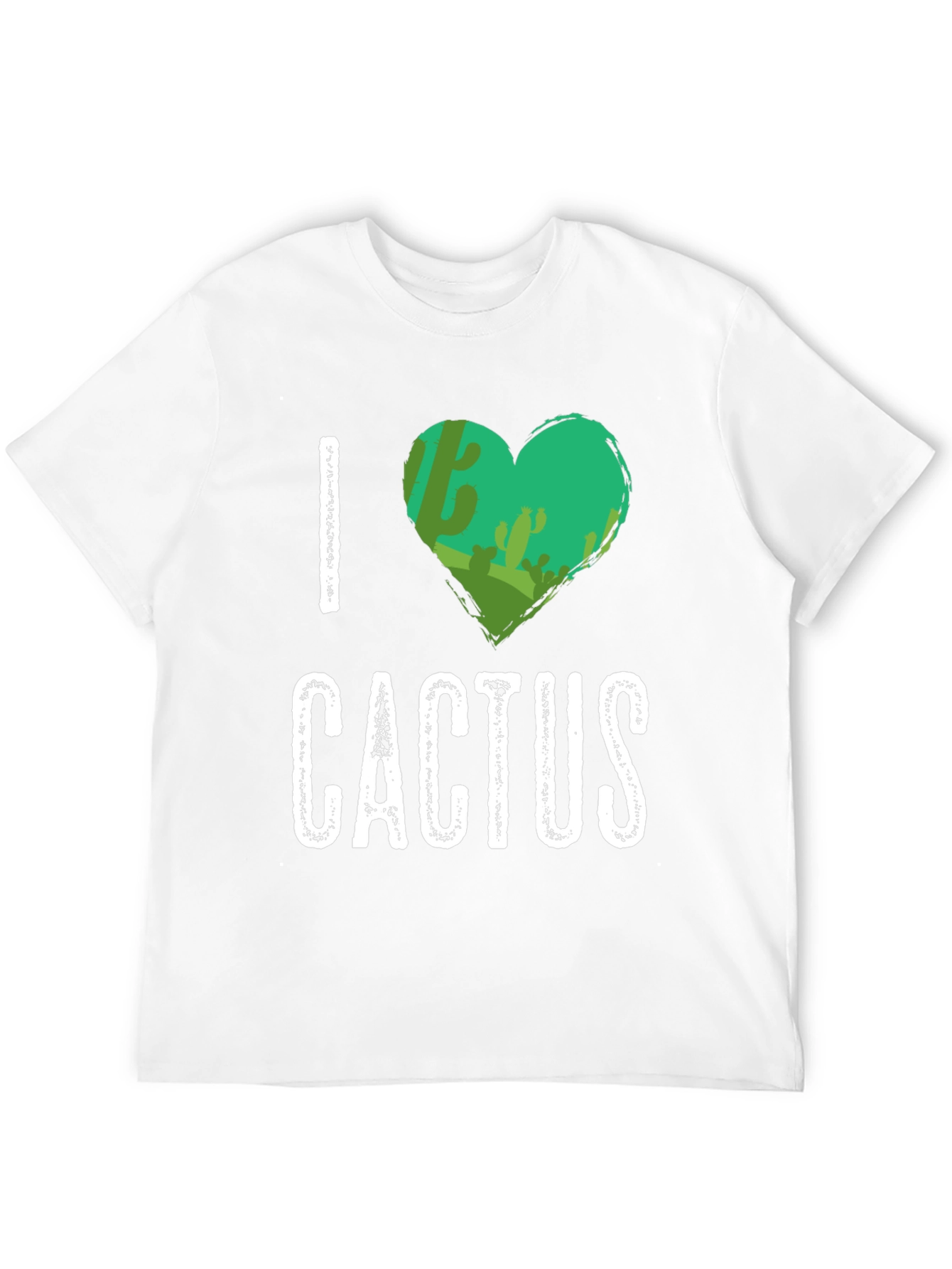 I Heart Cactus Graphic T-Shirt