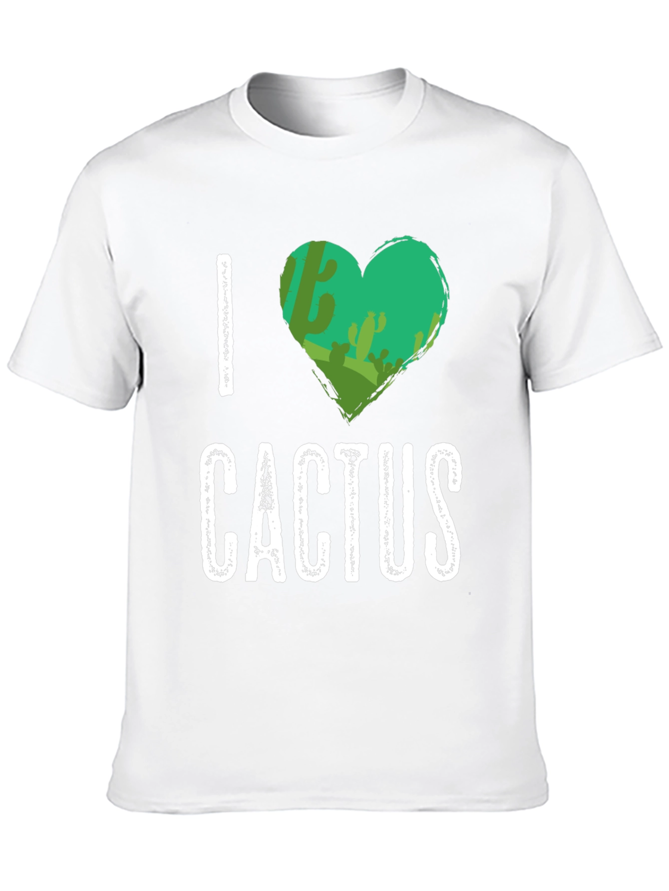 I Heart Cactus Graphic T-Shirt