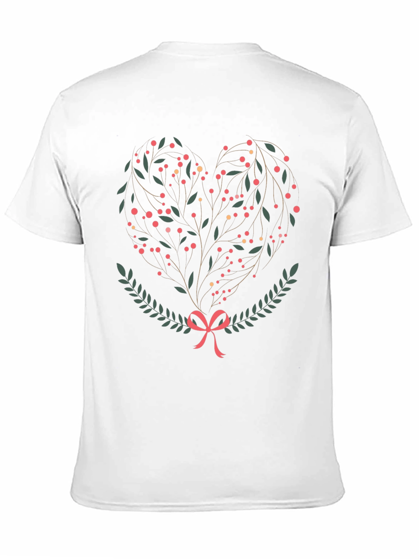 Heart of Berries Graphic Tee - Black