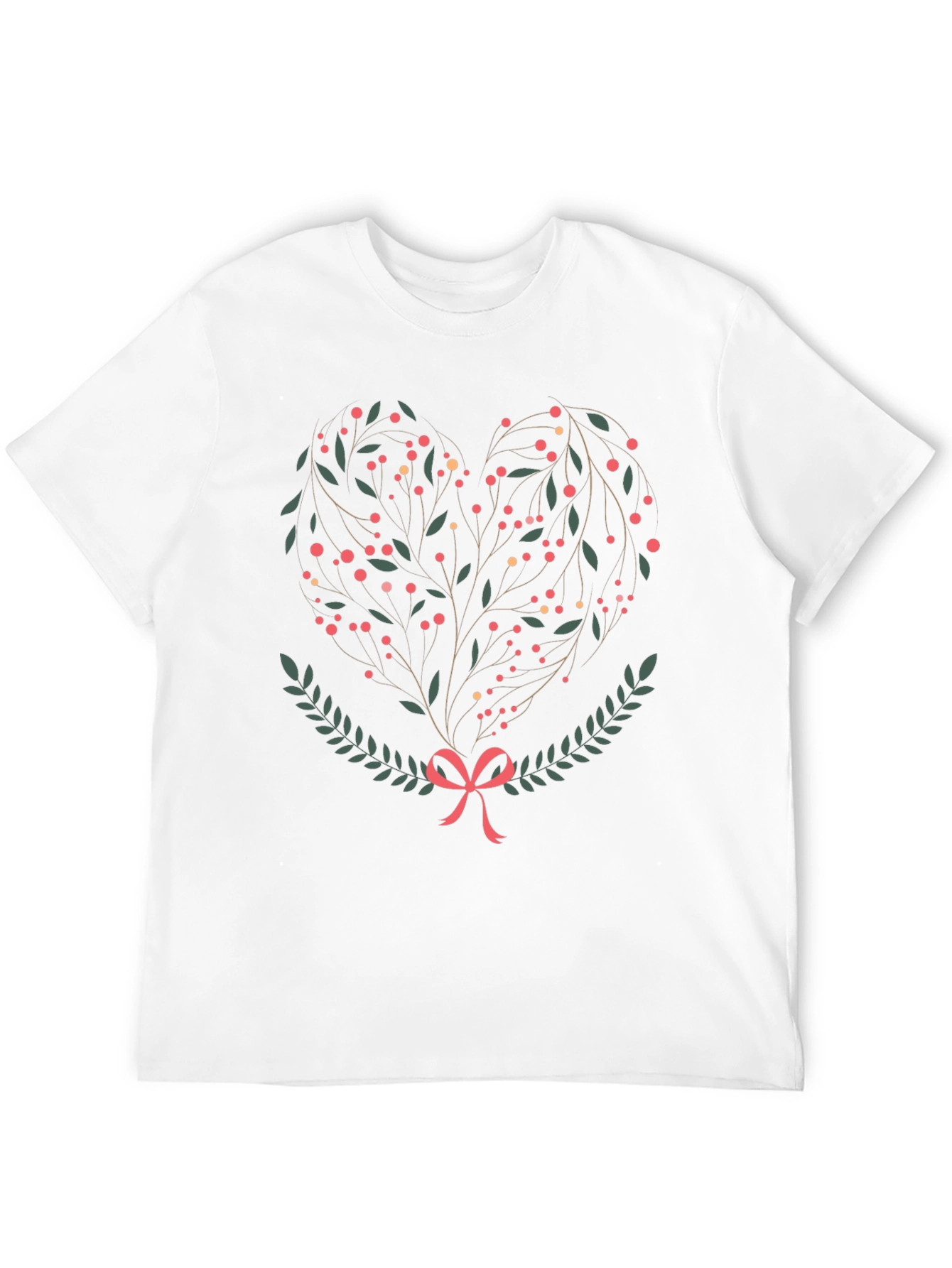 Heart of Berries Graphic Tee - Black
