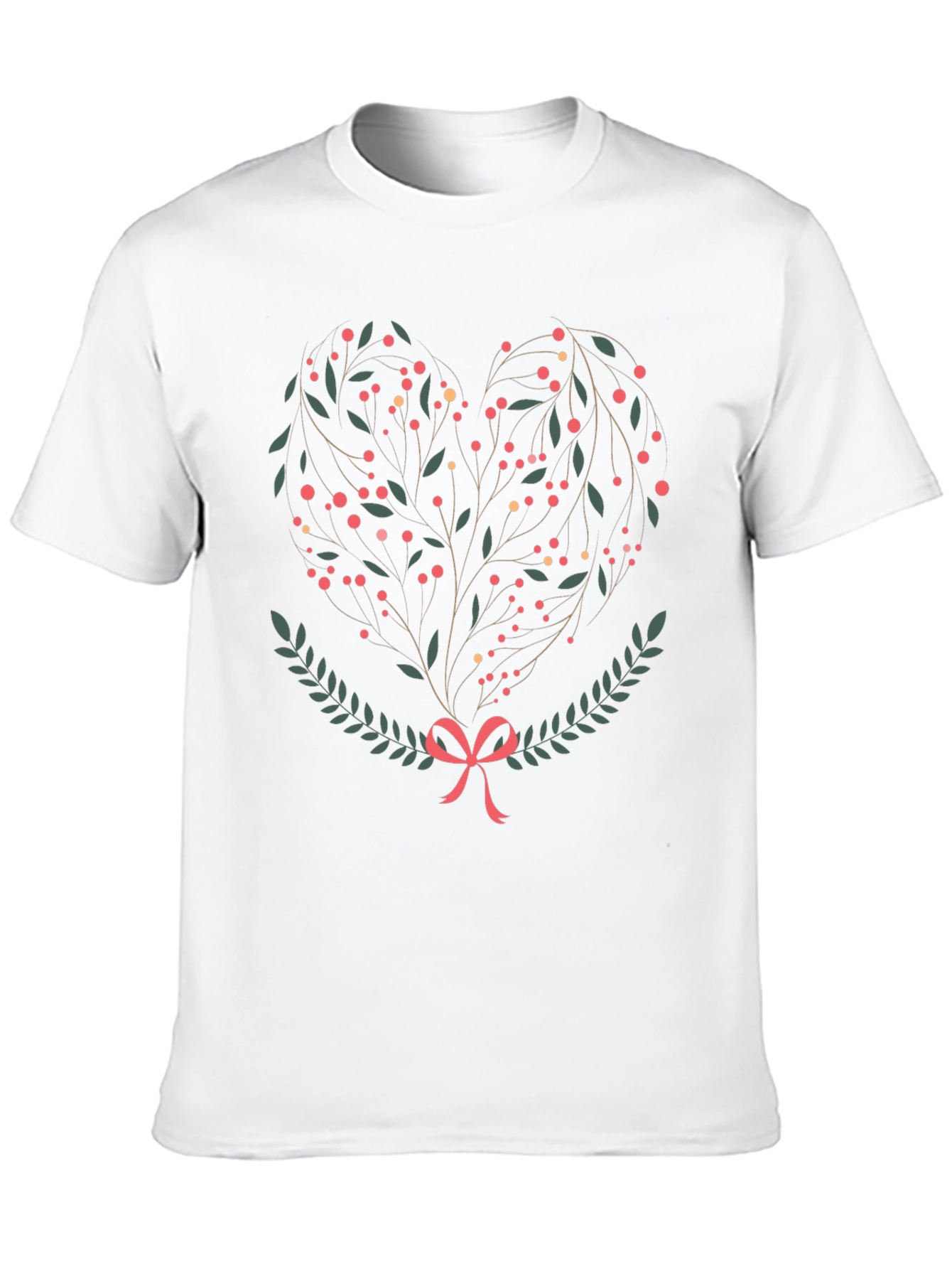 Heart of Berries Graphic Tee - Black