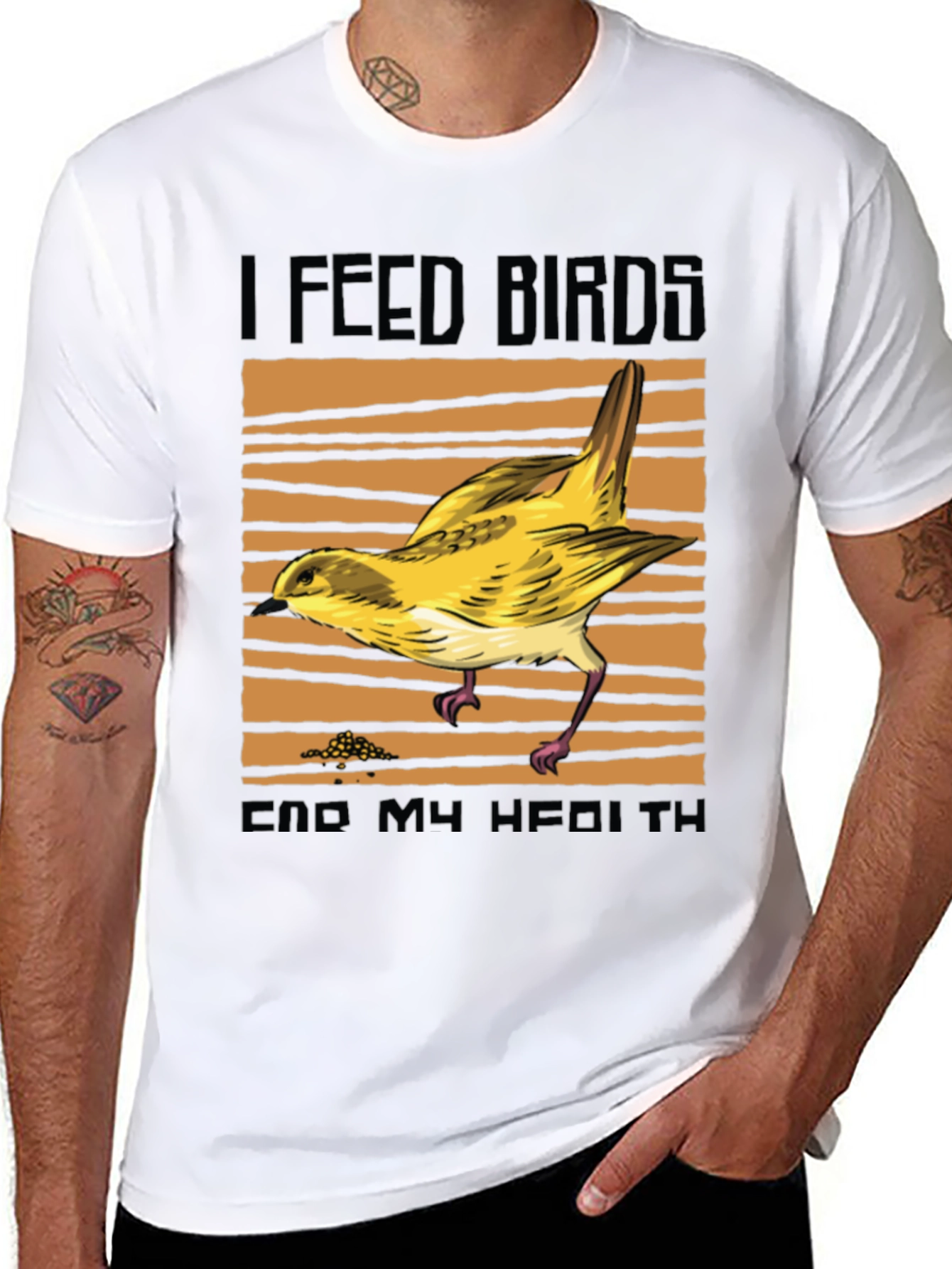 I Feed Birds End My Health T-Shirt