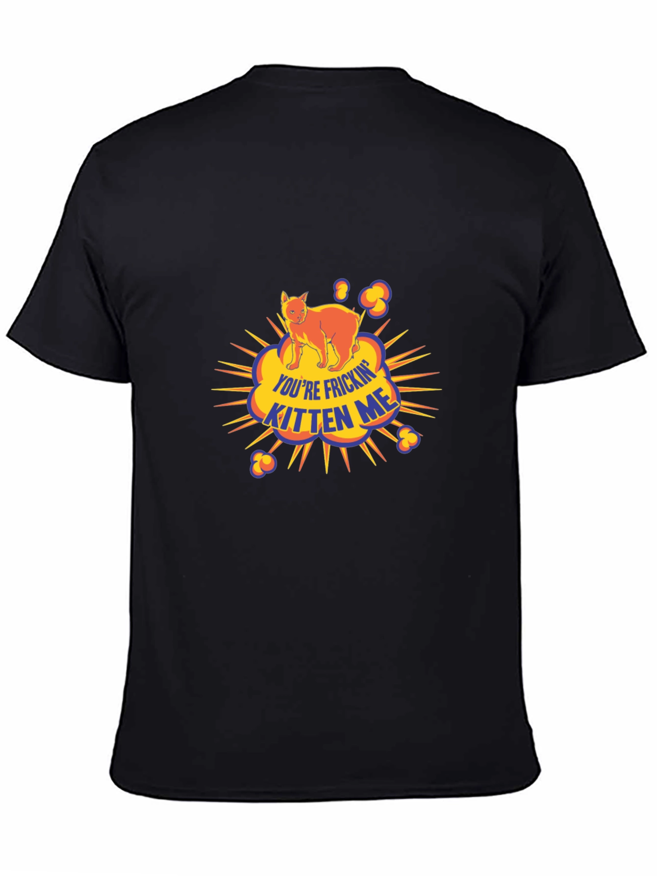 Youre Frickin Kitten Me Black T-Shirt