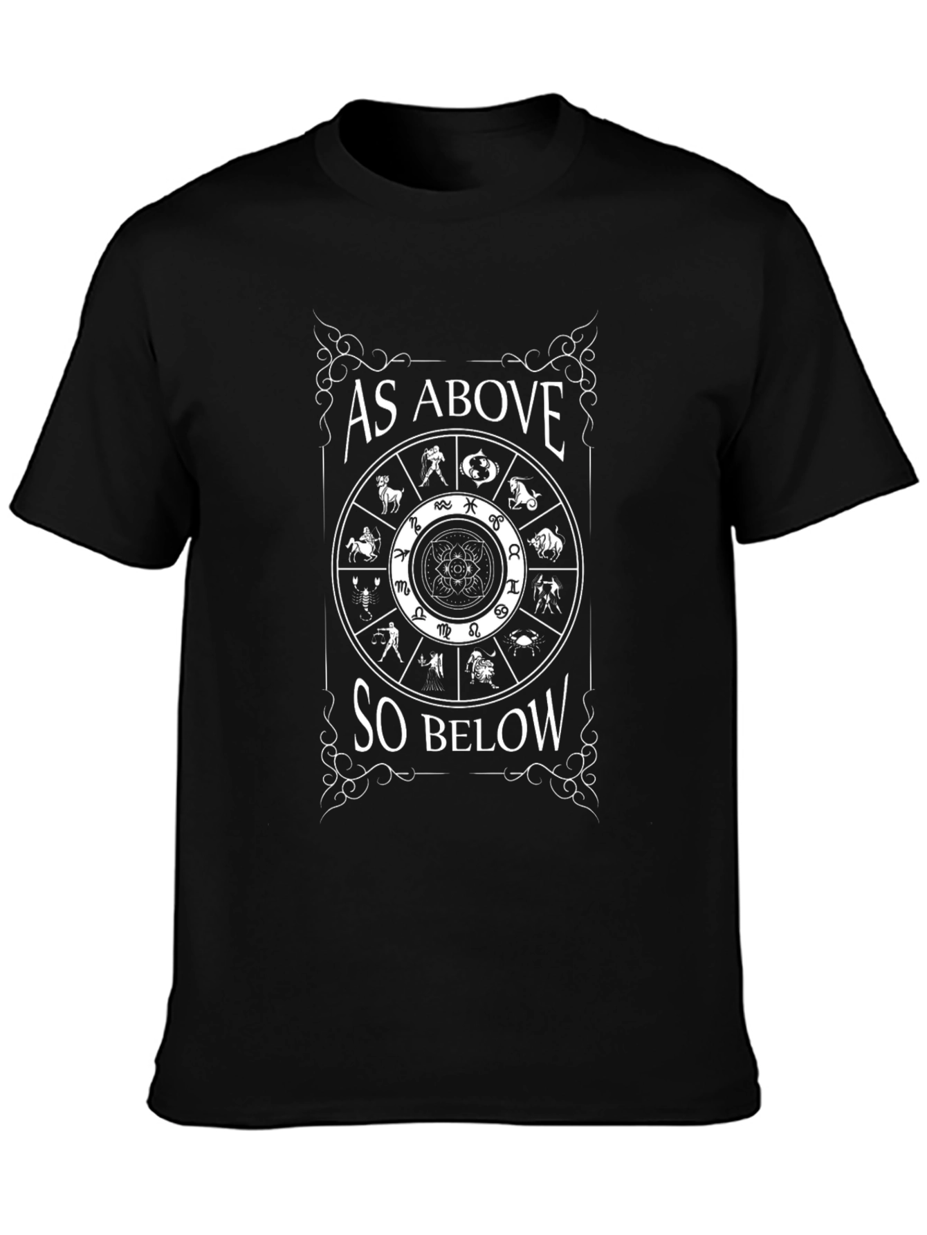 As Above So Below Zodiac Graphic Tee