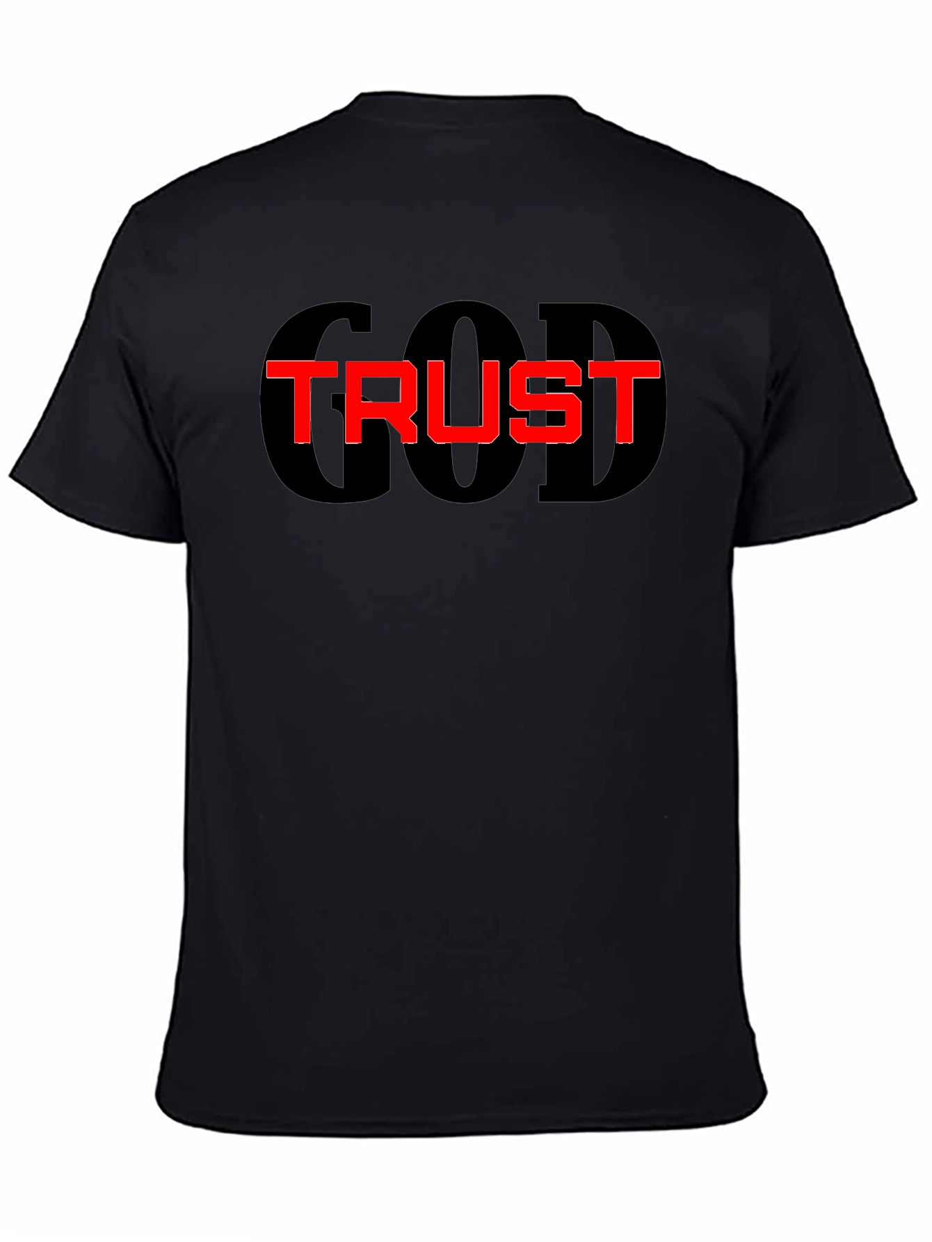 Trust God Black Graphic Tee
