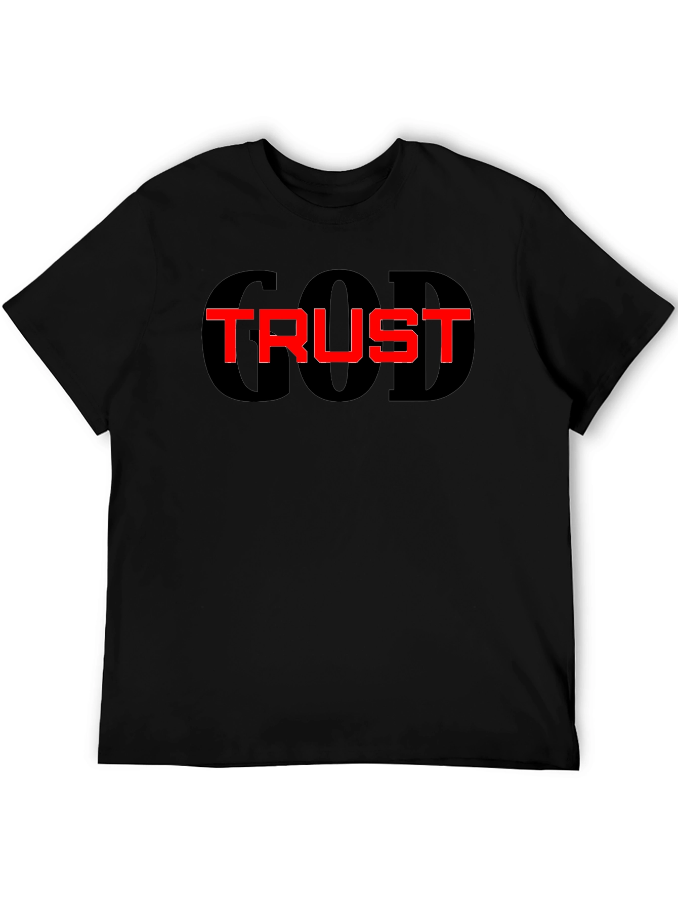 Trust God Black Graphic Tee