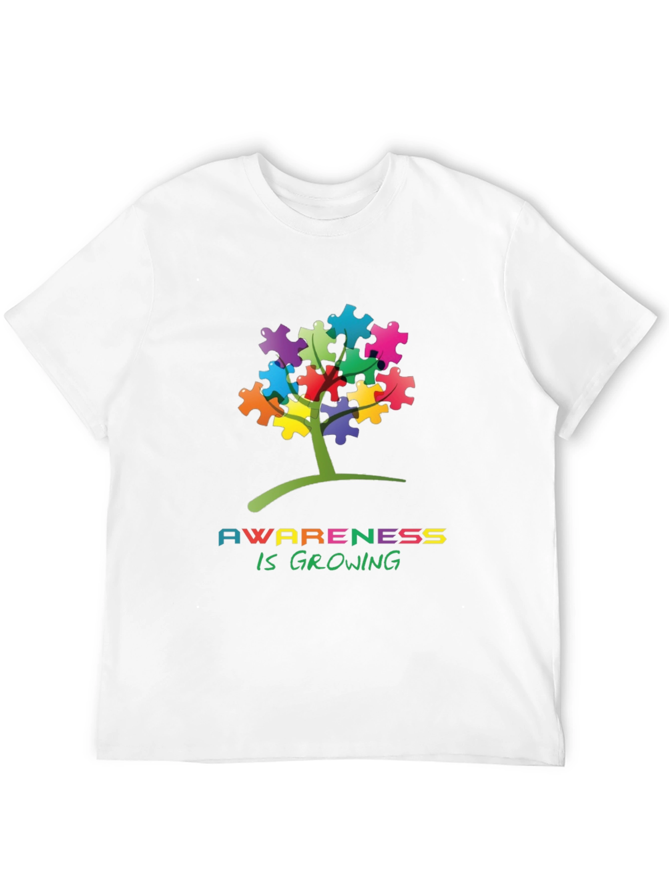Autism Awareness Puzzle Tree T-Shirt