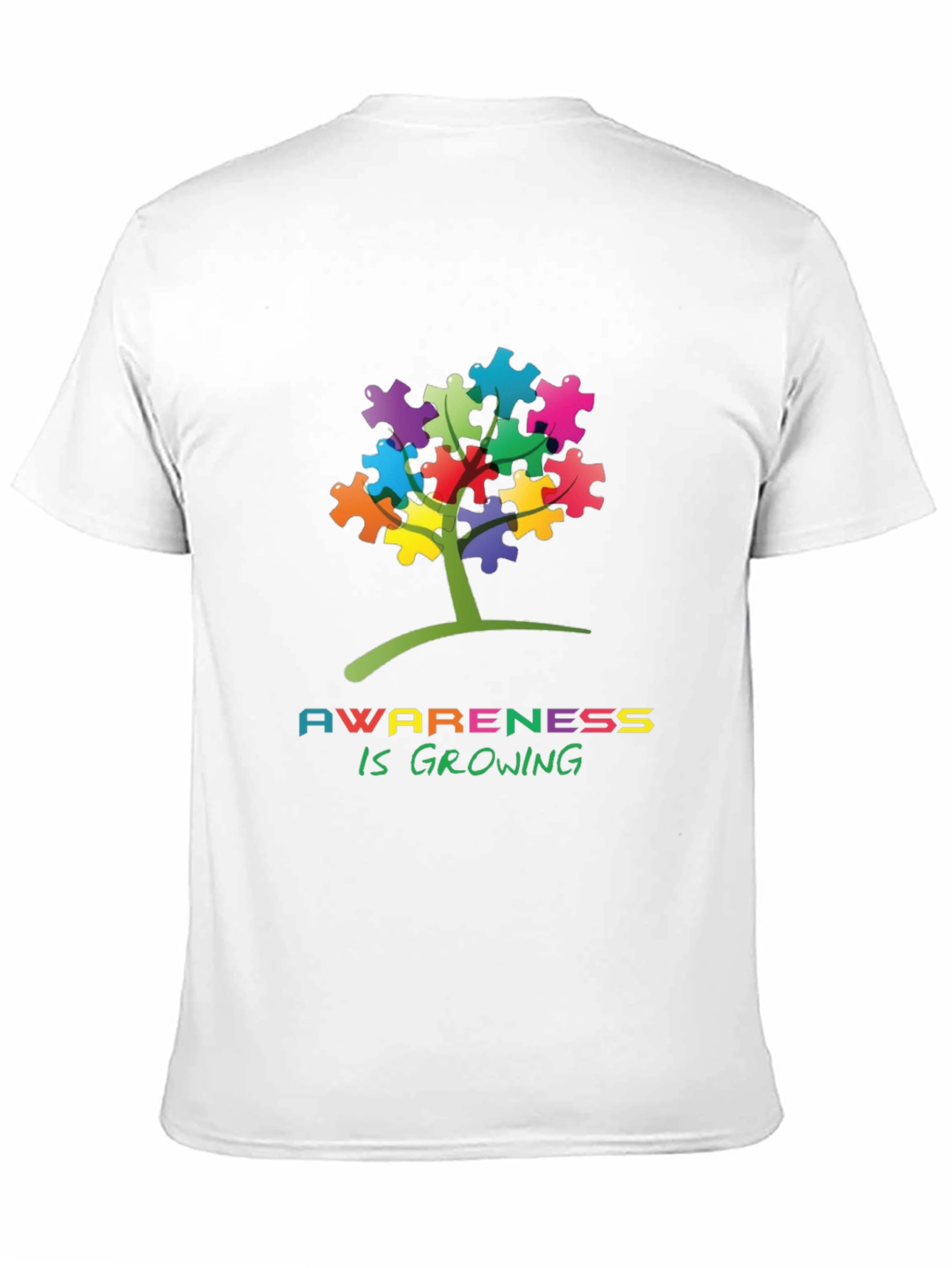 Autism Awareness Puzzle Tree T-Shirt