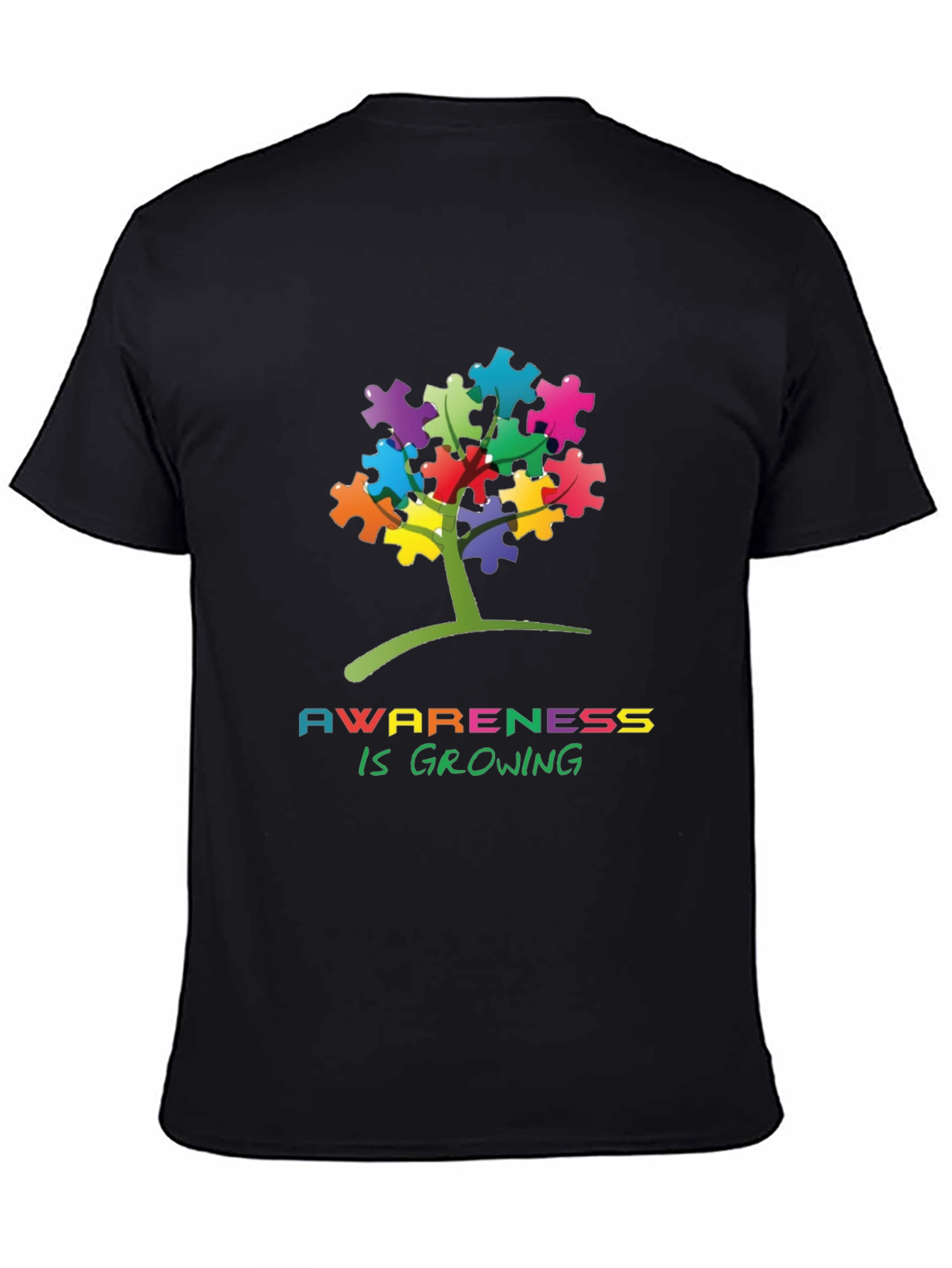 Autism Awareness Puzzle Tree T-Shirt