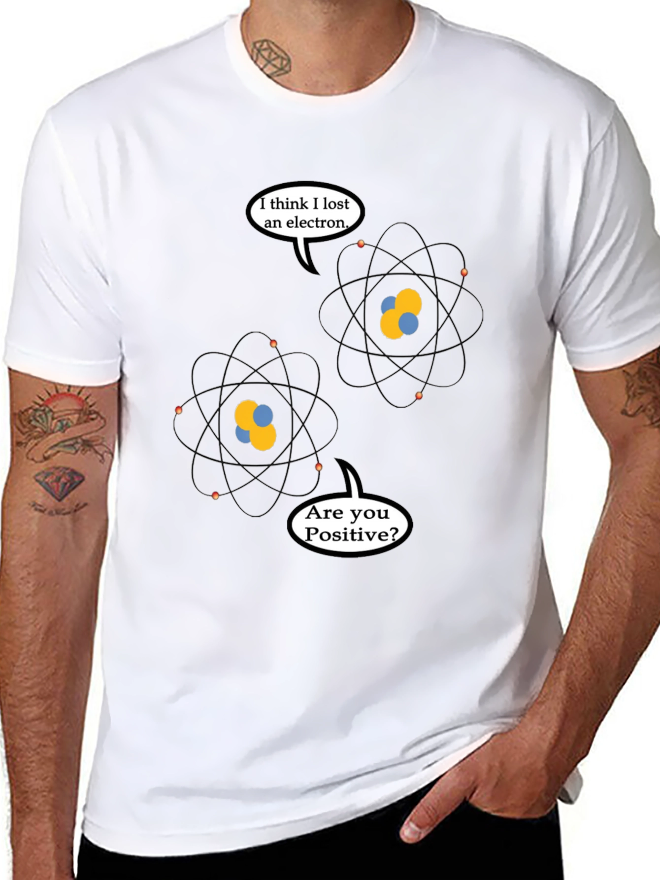 Funny Physics Pun T-Shirt - Lost Electron