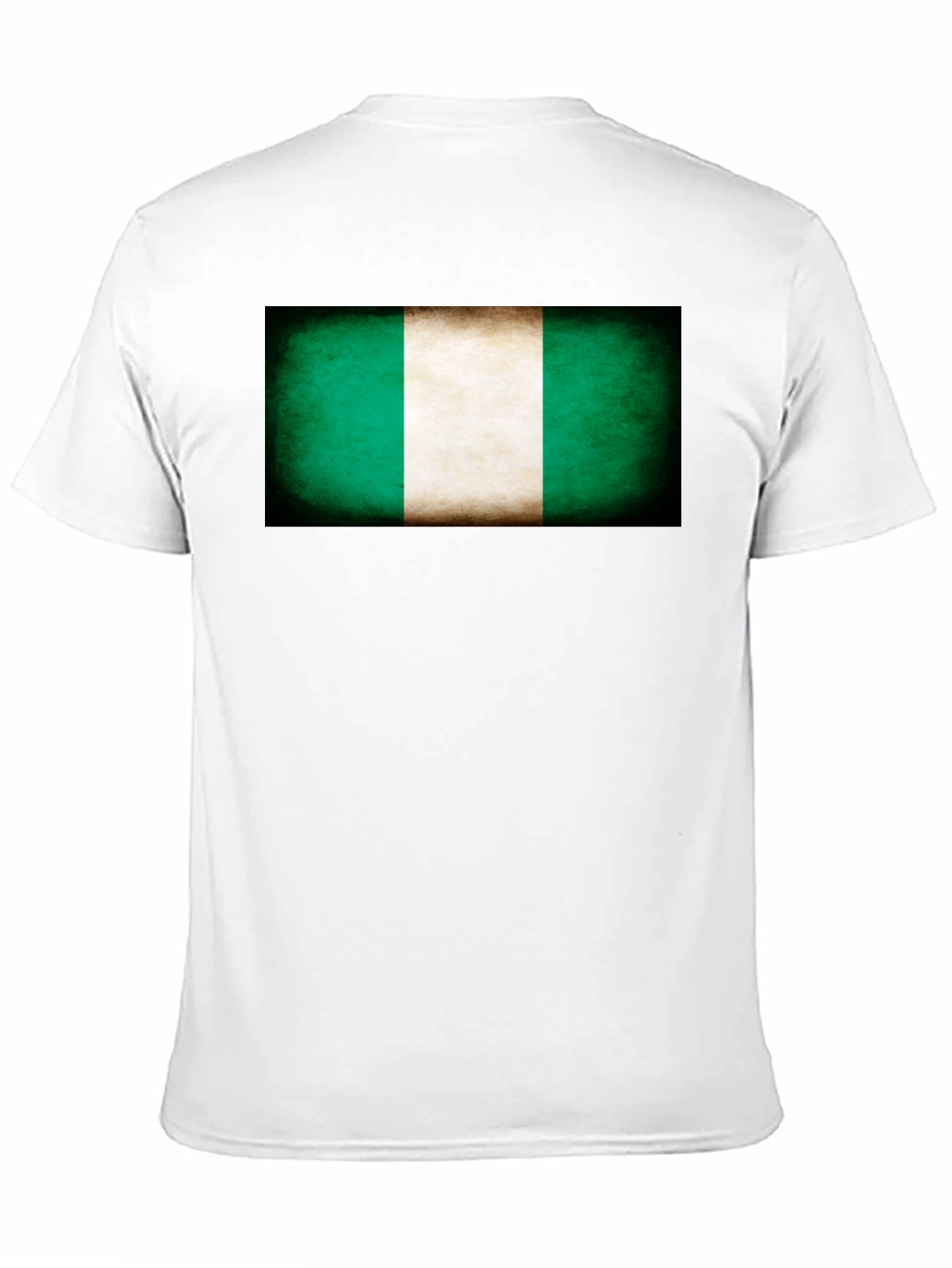 Nigeria Flag T-Shirt - Black Tee