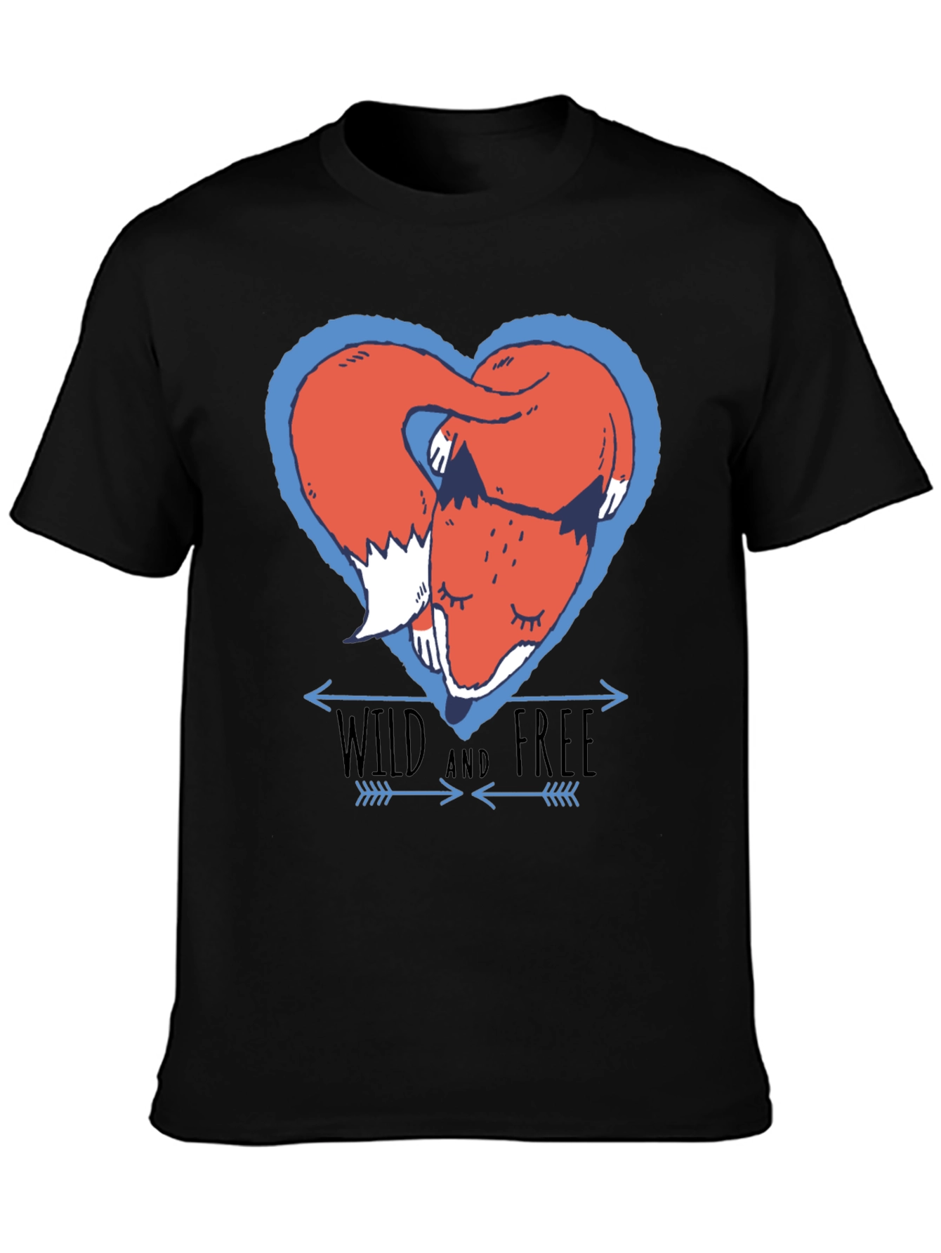 Wild and Free Fox Graphic Tee