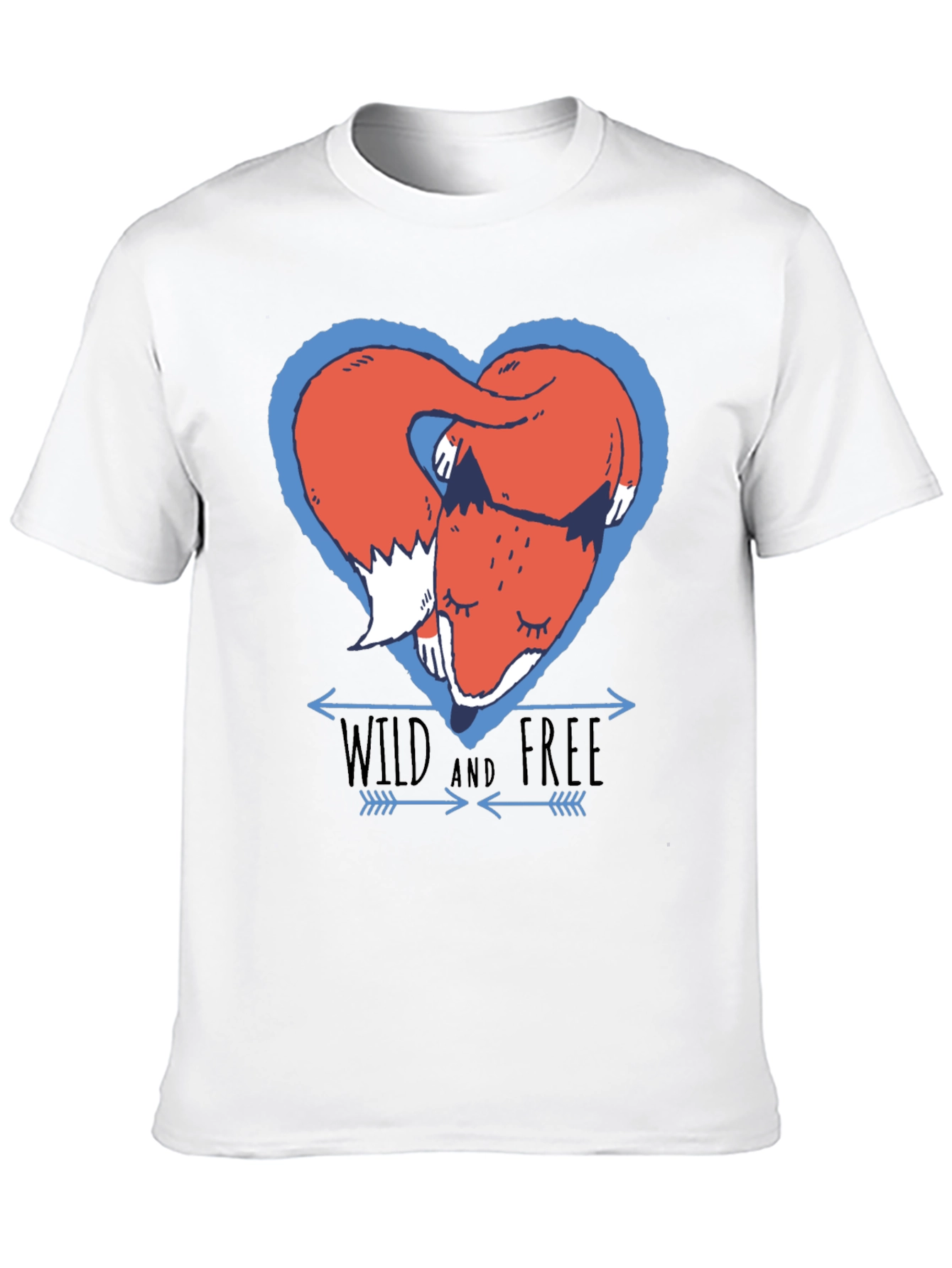 Wild and Free Fox Graphic Tee