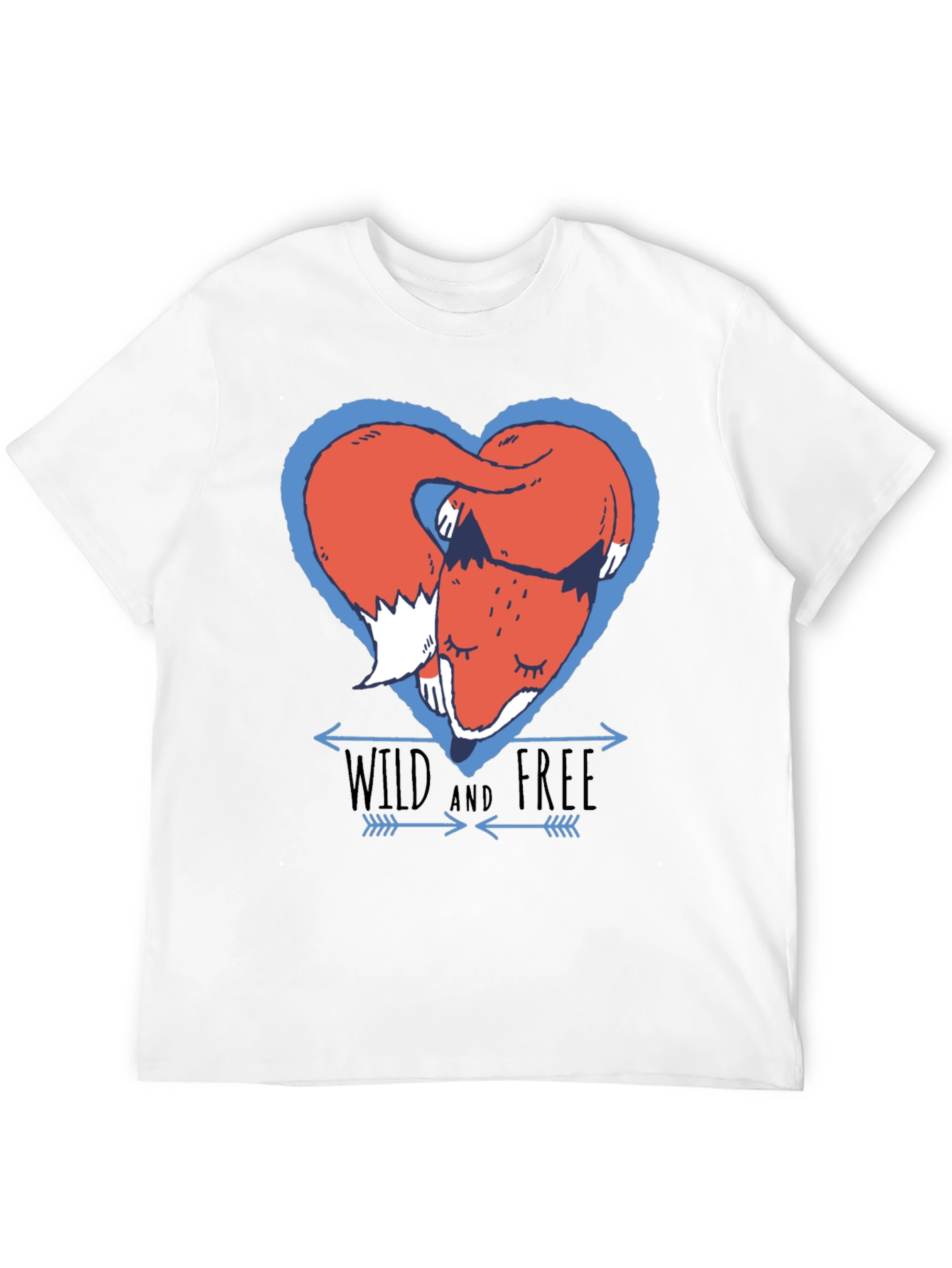 Wild and Free Fox Graphic Tee