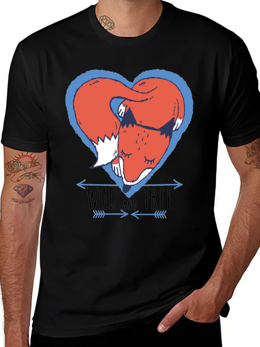 Wild and Free Fox Graphic Tee