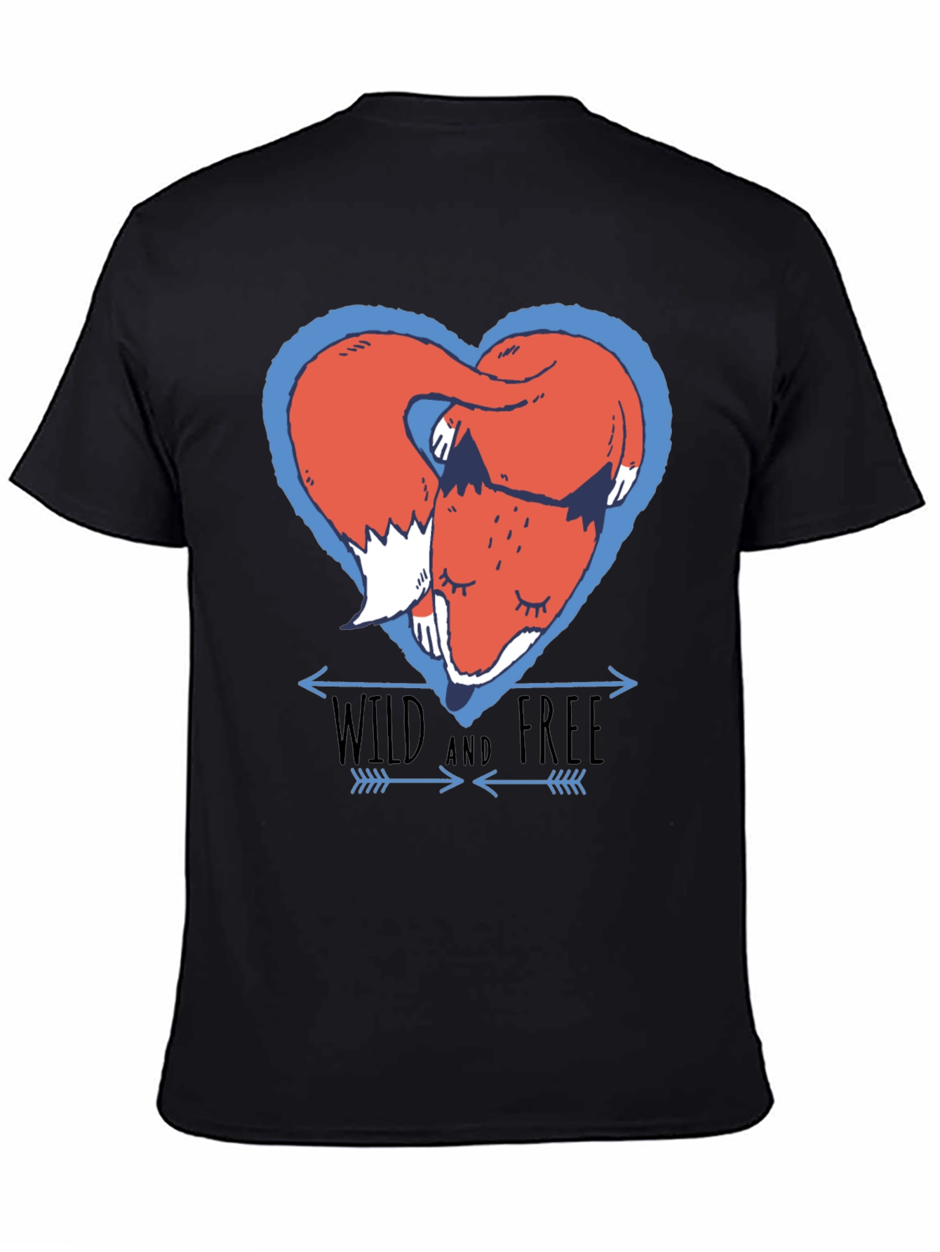 Wild and Free Fox Graphic Tee