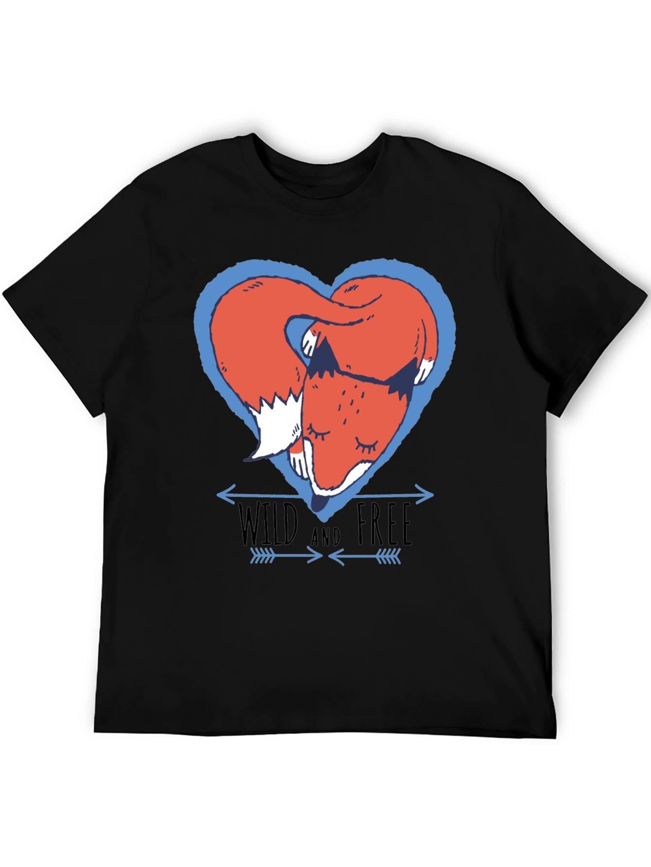 Wild and Free Fox Graphic Tee