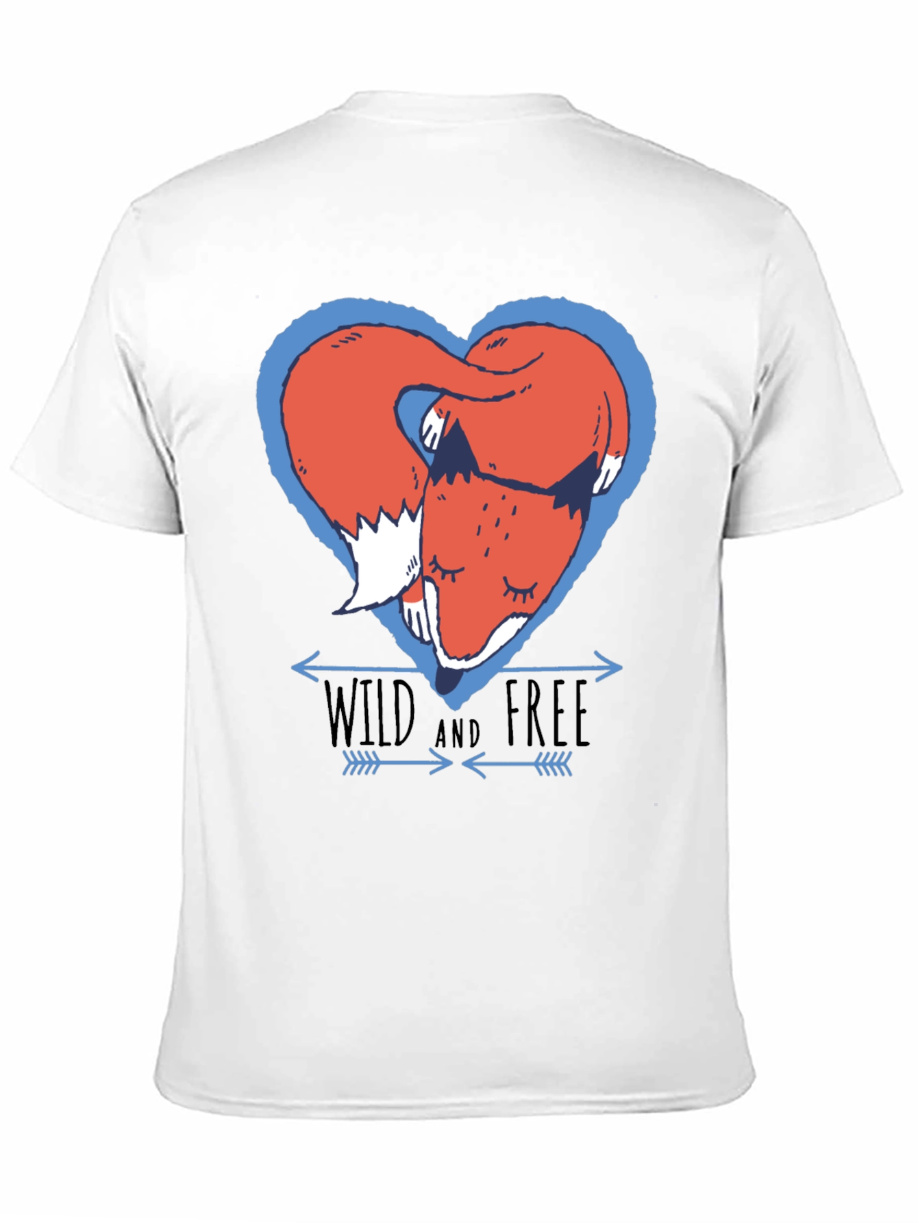 Wild and Free Fox Graphic Tee