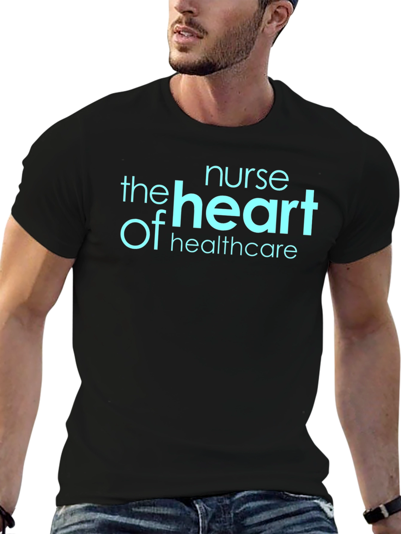 Nurse Heart Healthcare Graphic Tee