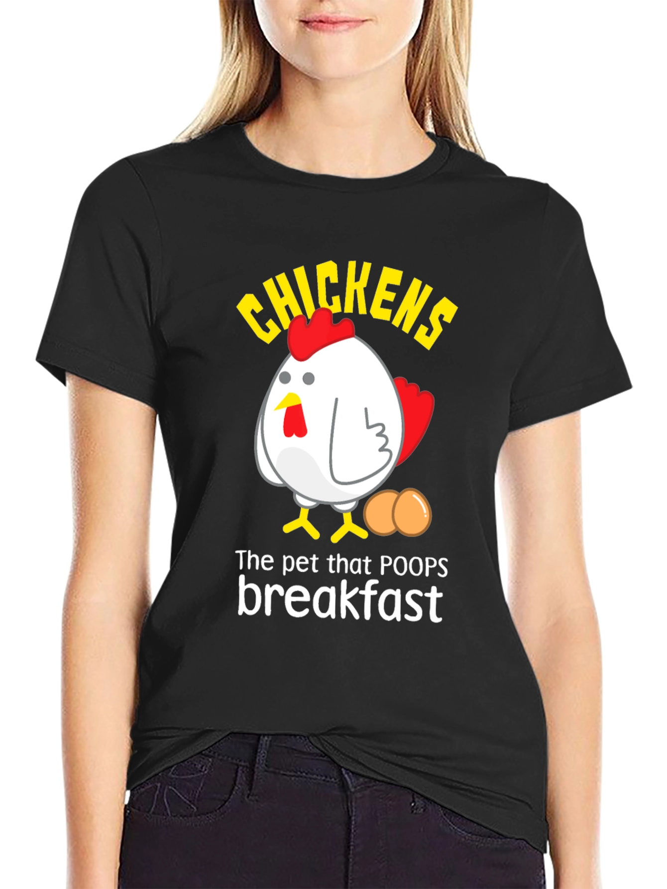 Funny Chicken T-Shirt - Breakfast Egg Lover