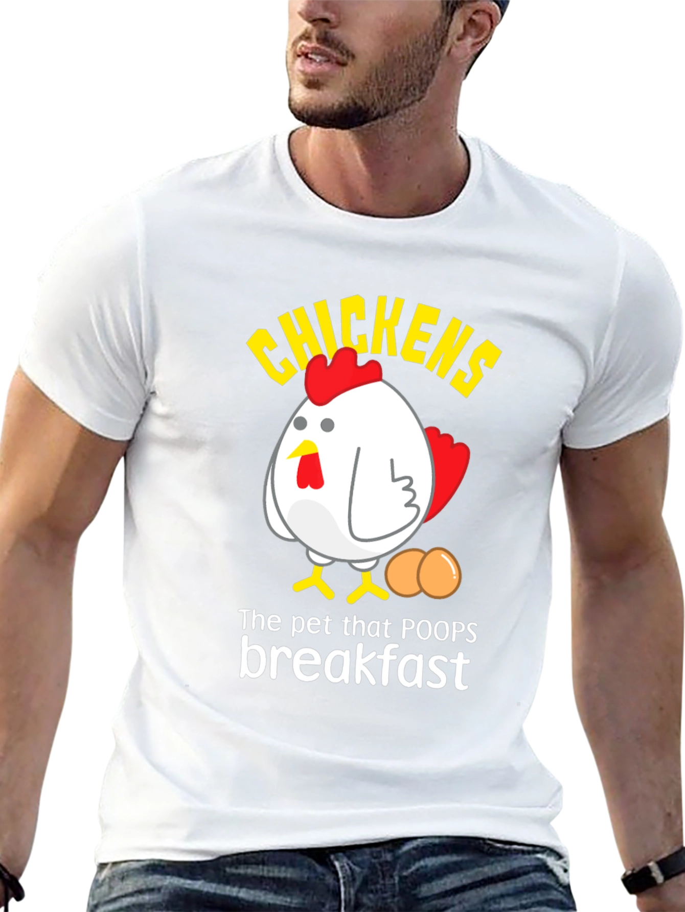Funny Chicken T-Shirt - Breakfast Egg Lover