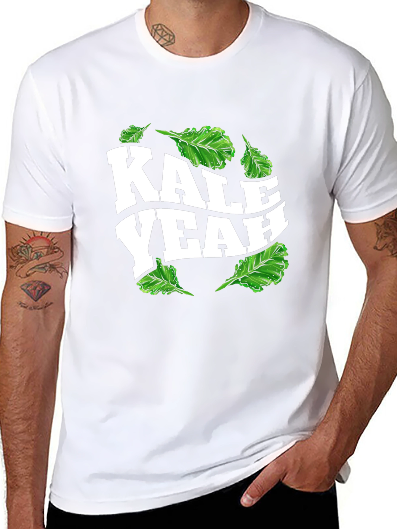Kale Yeah T-Shirt - Funny Vegan Graphic Tee