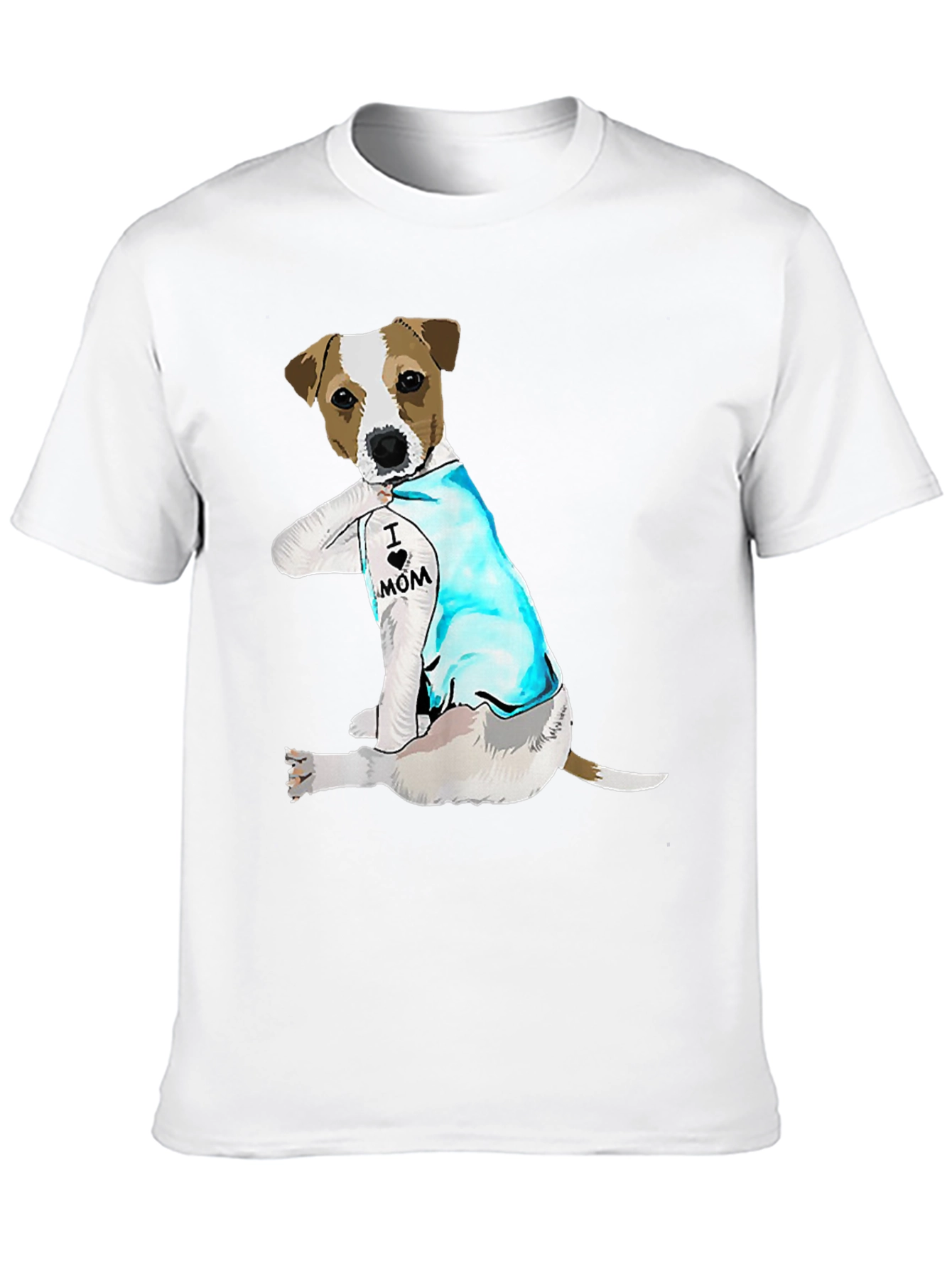 I Heart Mom Dog Tattoo T-Shirt