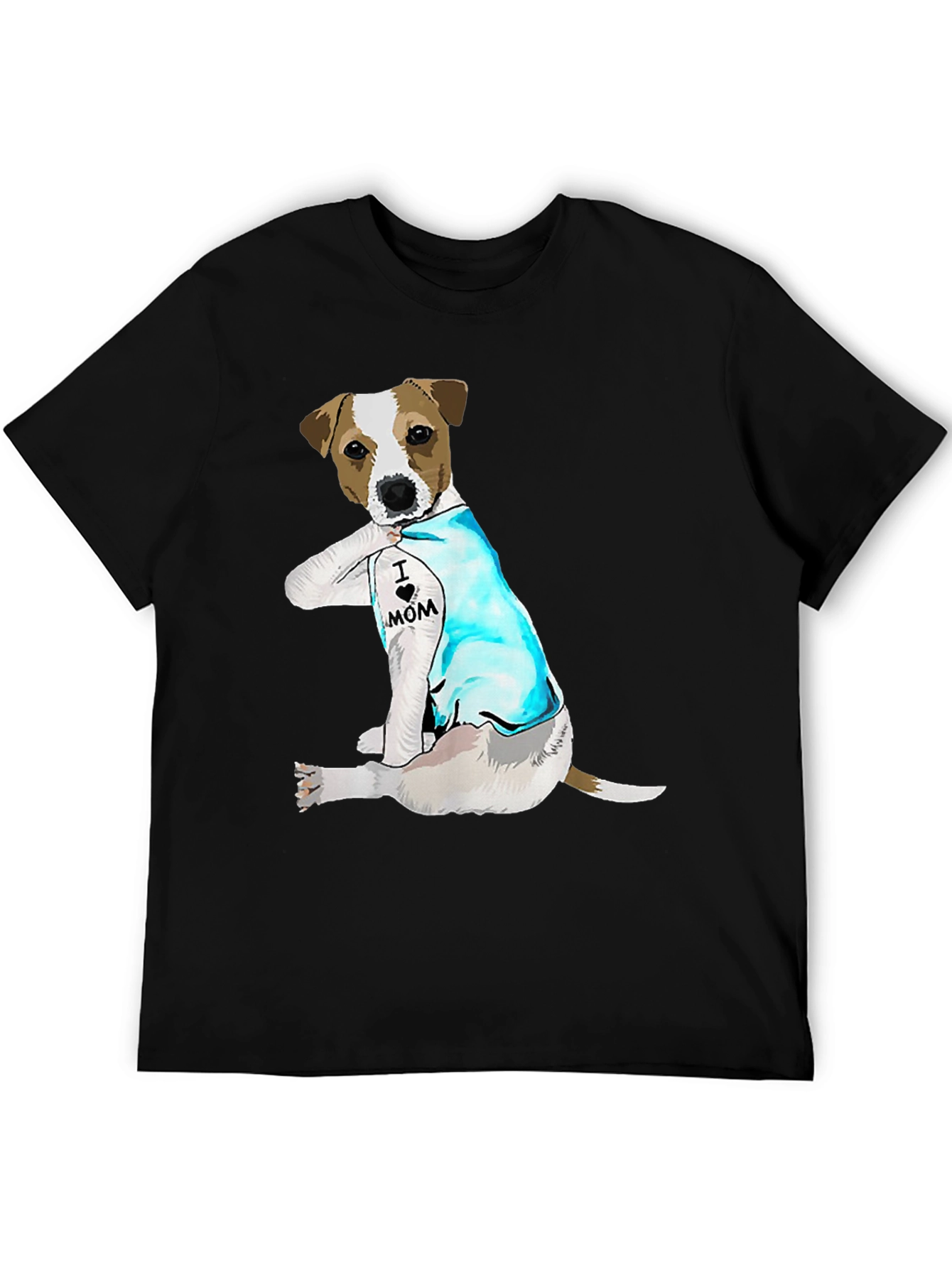 I Heart Mom Dog Tattoo T-Shirt