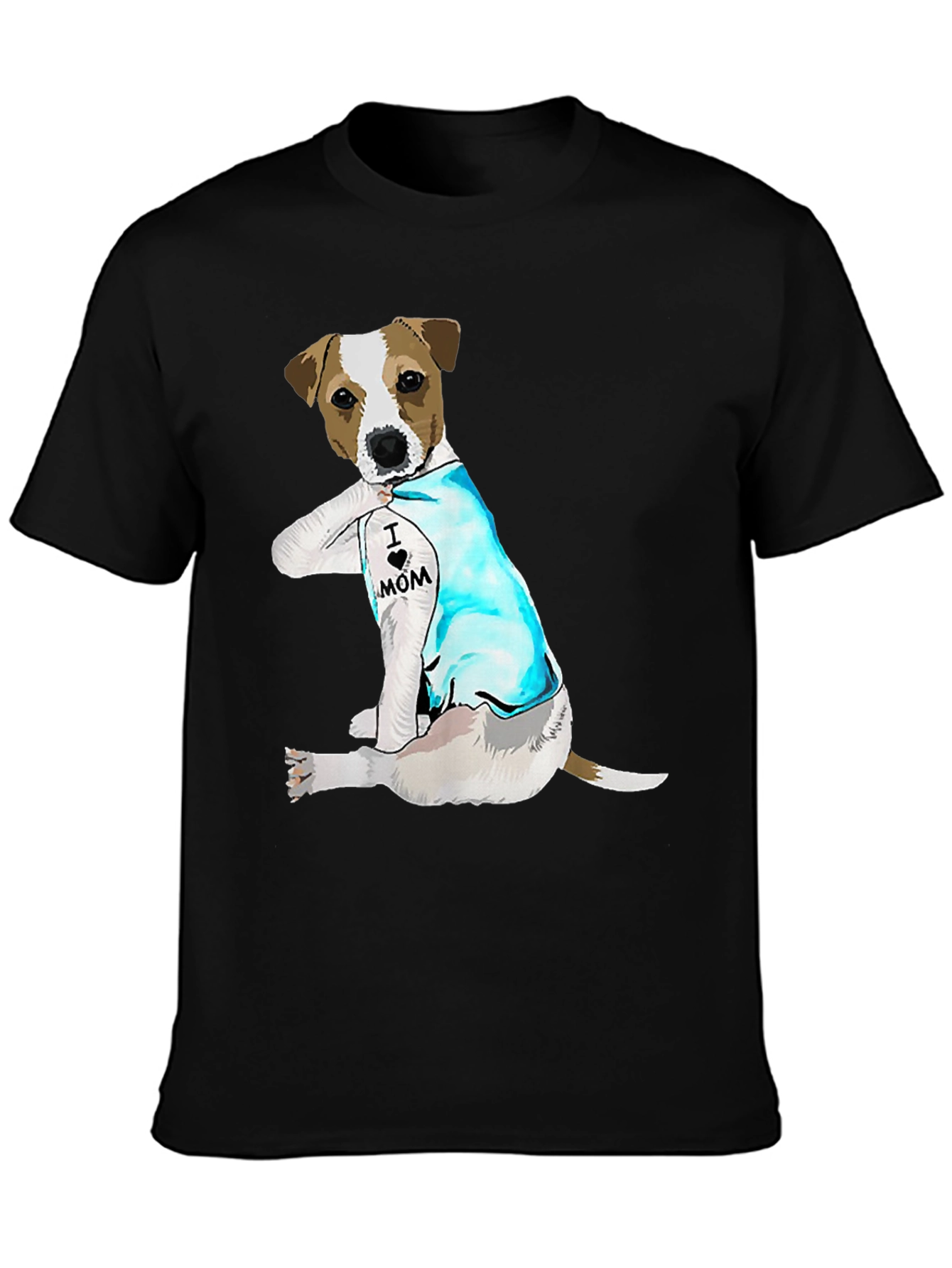 I Heart Mom Dog Tattoo T-Shirt