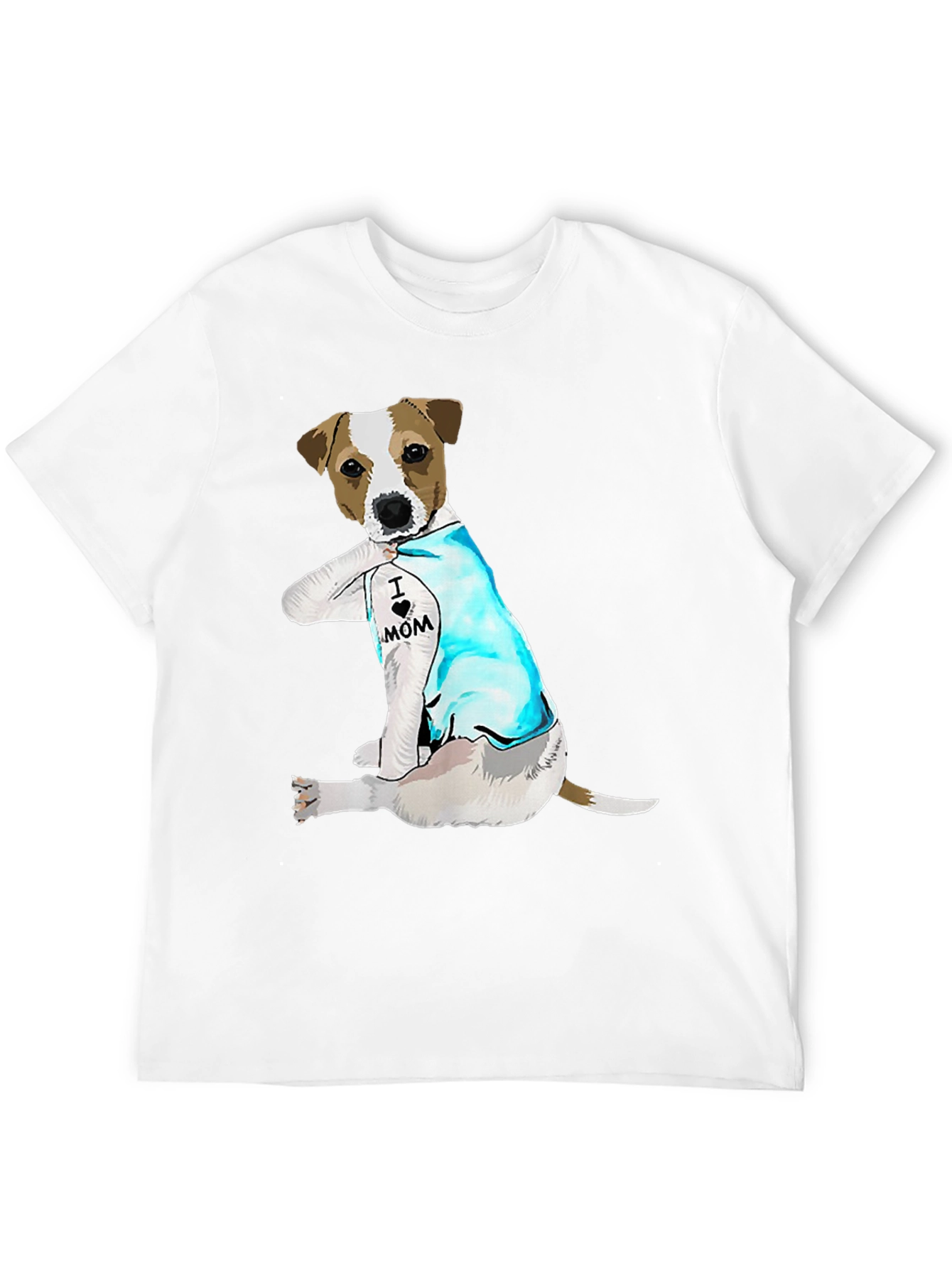 I Heart Mom Dog Tattoo T-Shirt
