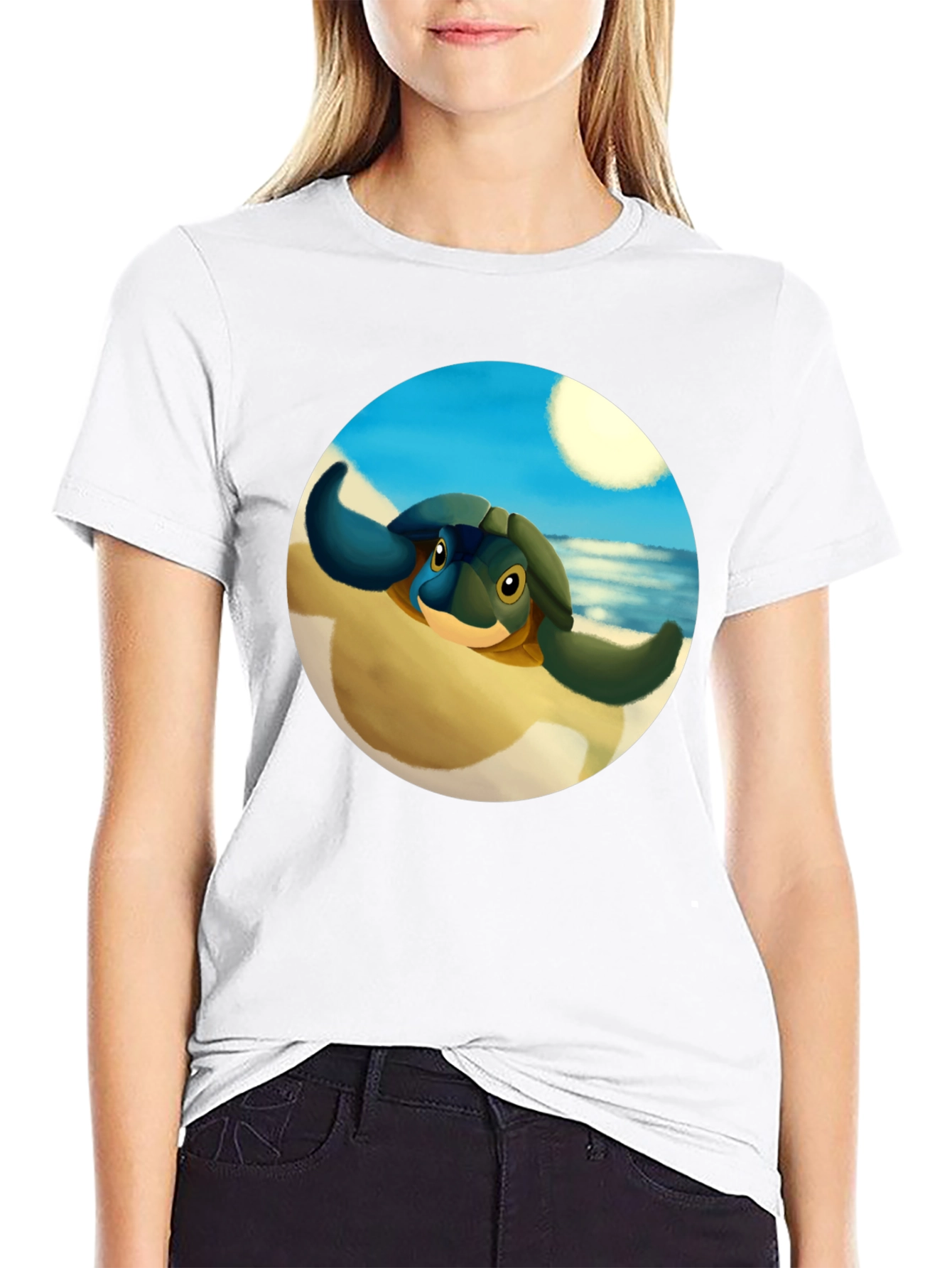 Cute Turtle Graphic Tee