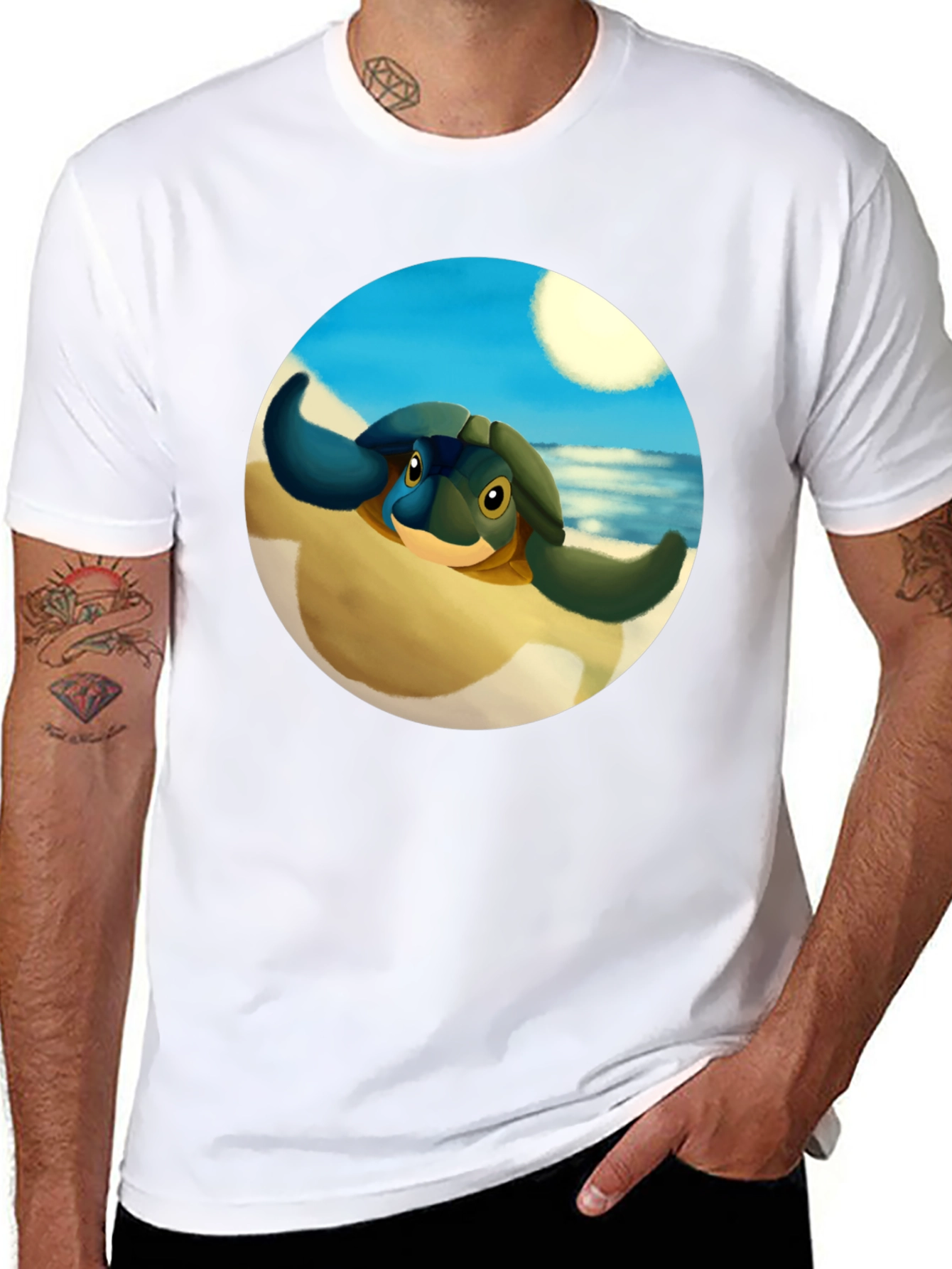 Cute Turtle Graphic Tee