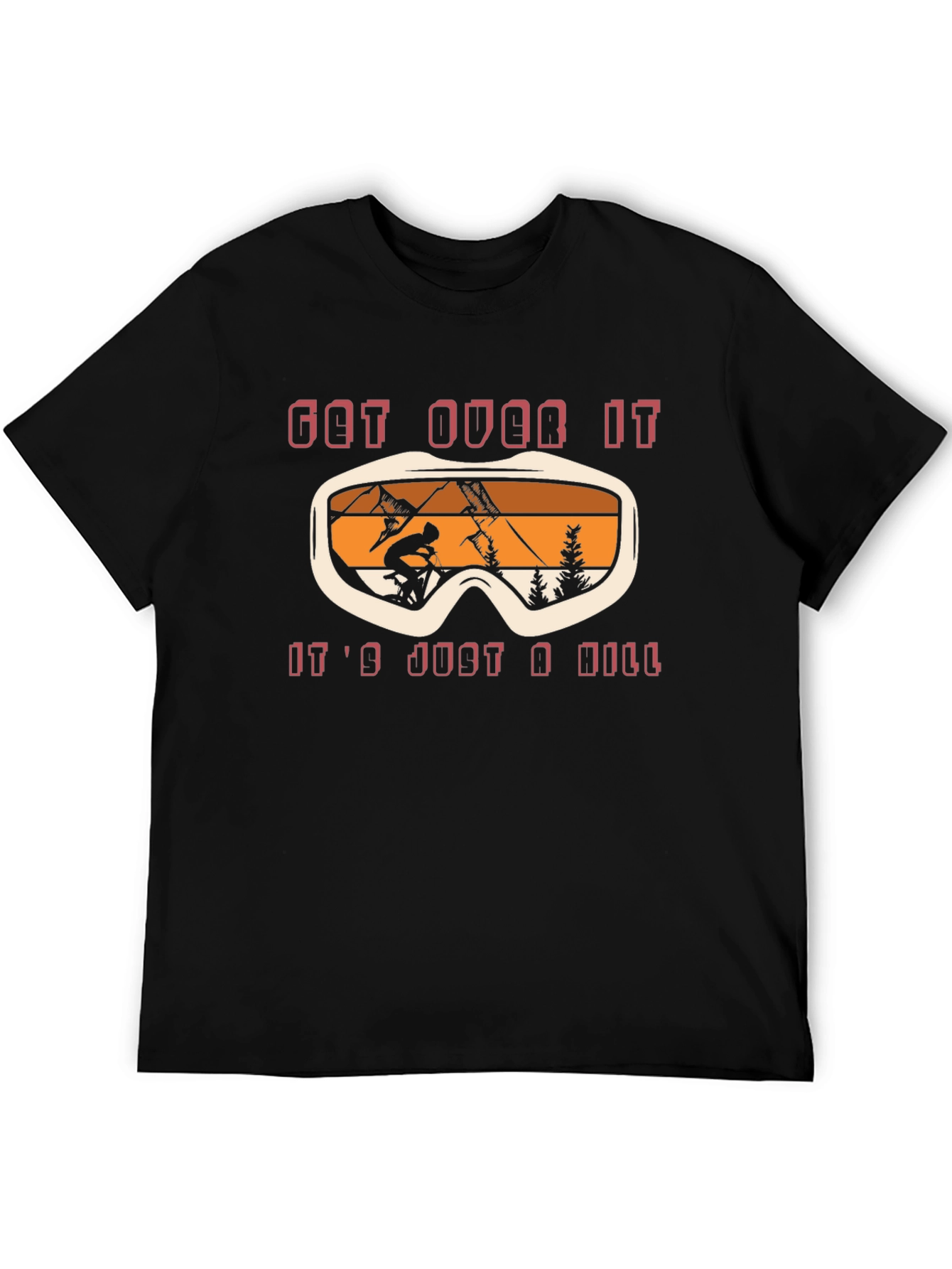 Get Over It Ski T-Shirt - Mountain Biking Tee