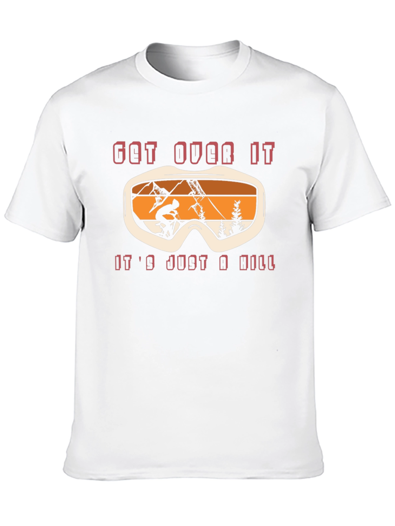 Get Over It Ski T-Shirt - Mountain Biking Tee