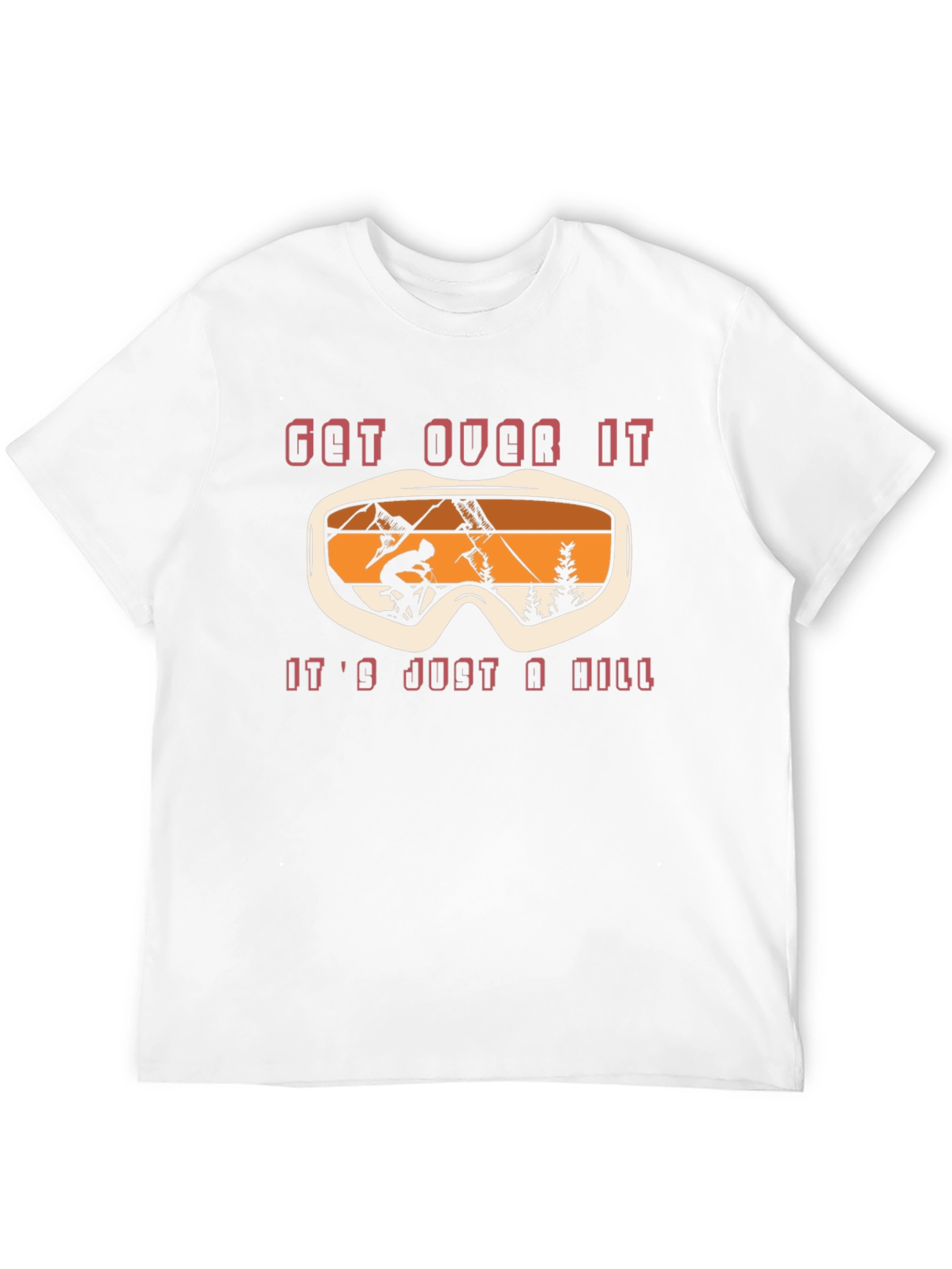 Get Over It Ski T-Shirt - Mountain Biking Tee