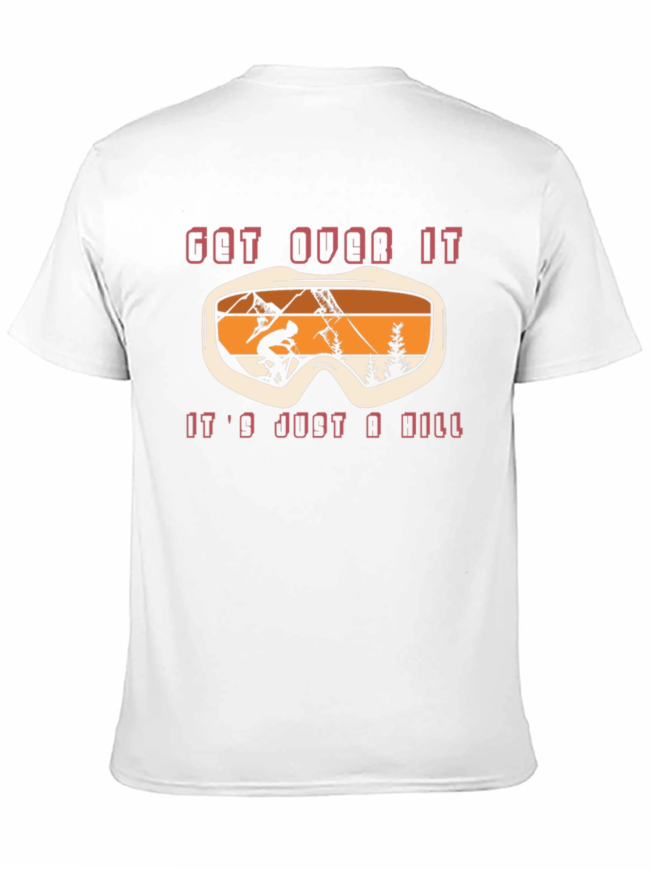 Get Over It Ski T-Shirt - Mountain Biking Tee