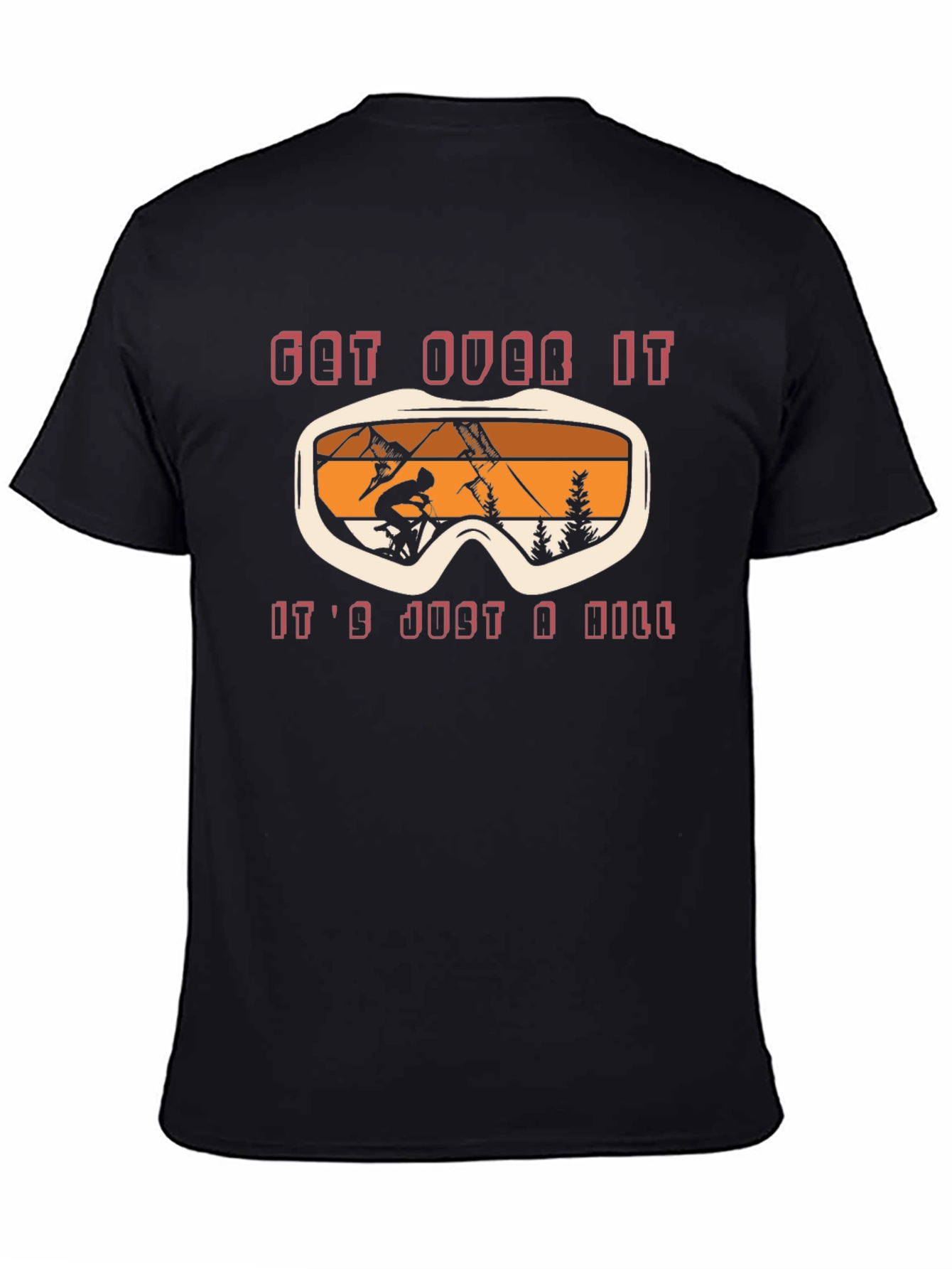 Get Over It Ski T-Shirt - Mountain Biking Tee