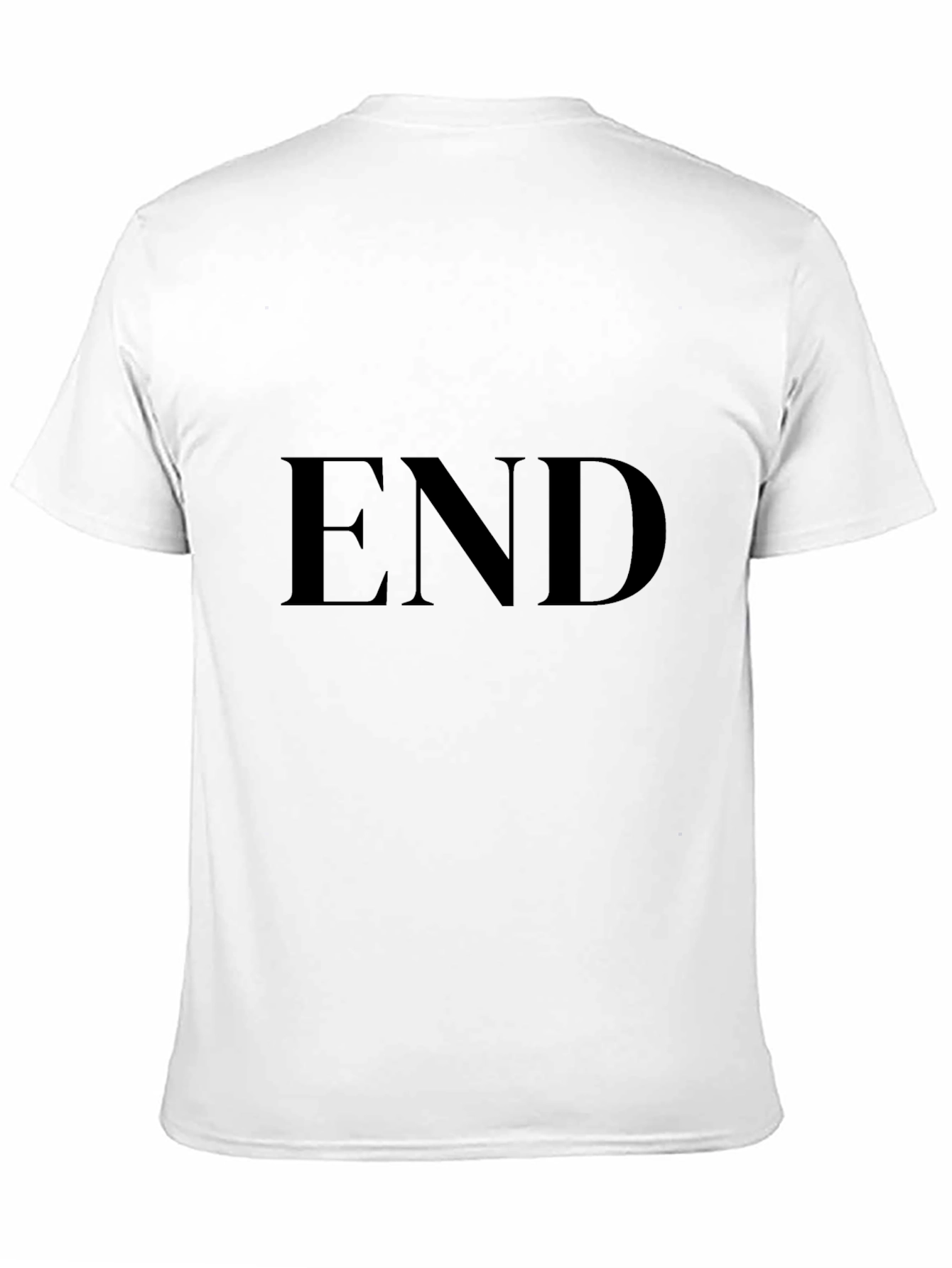 Mens Black END Graphic T-Shirt