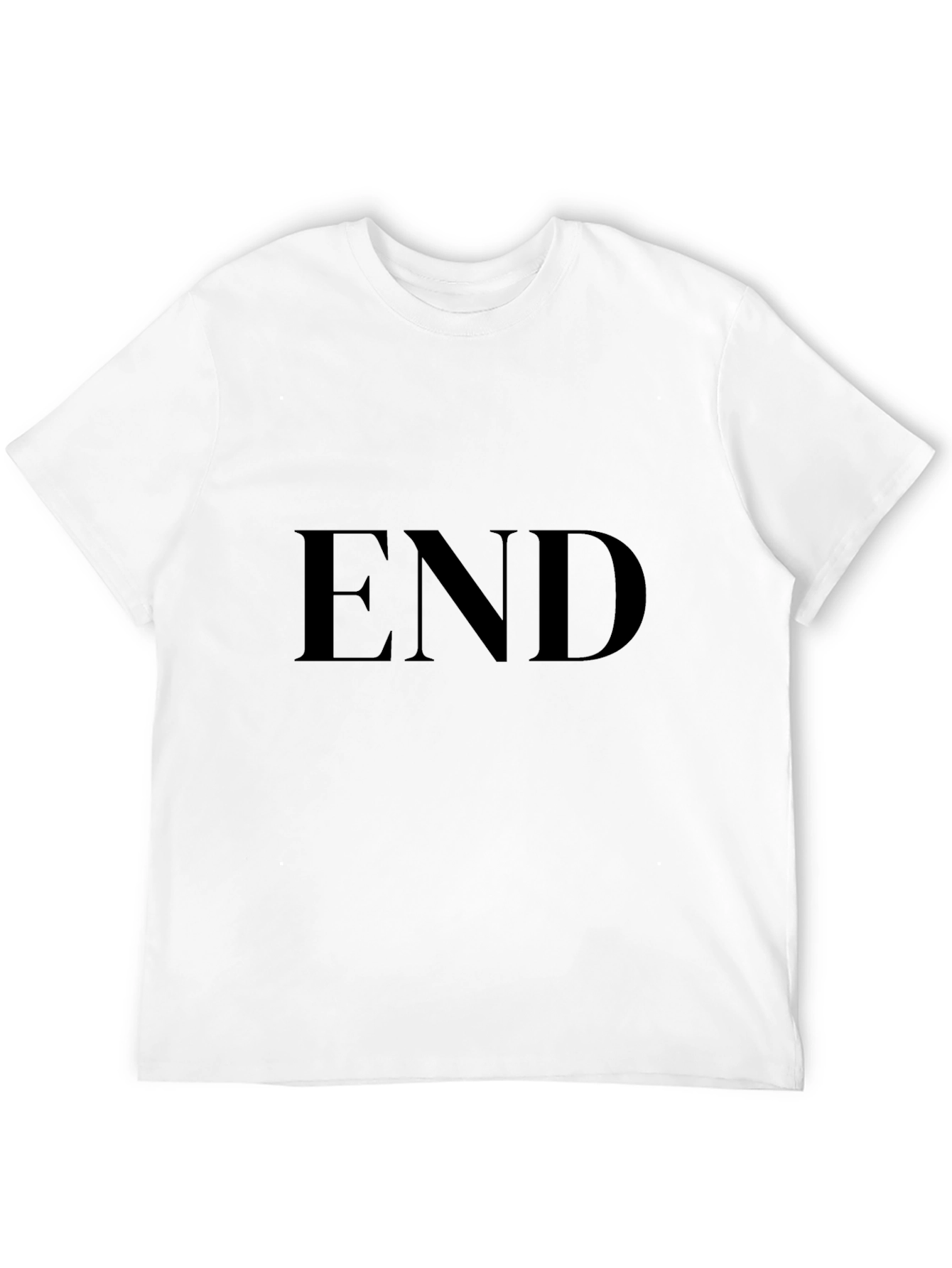 Mens Black END Graphic T-Shirt
