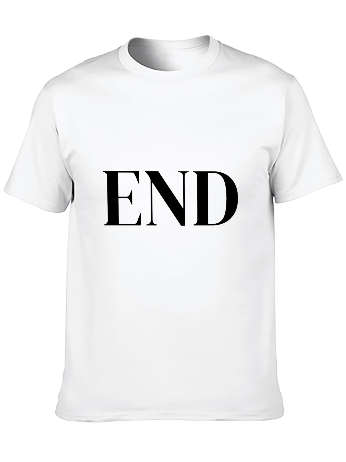 Mens Black END Graphic T-Shirt