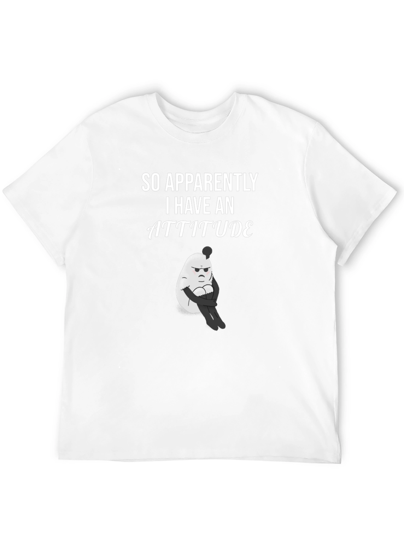 Attitude Egg Graphic T-Shirt - Unisex Cotton Tee