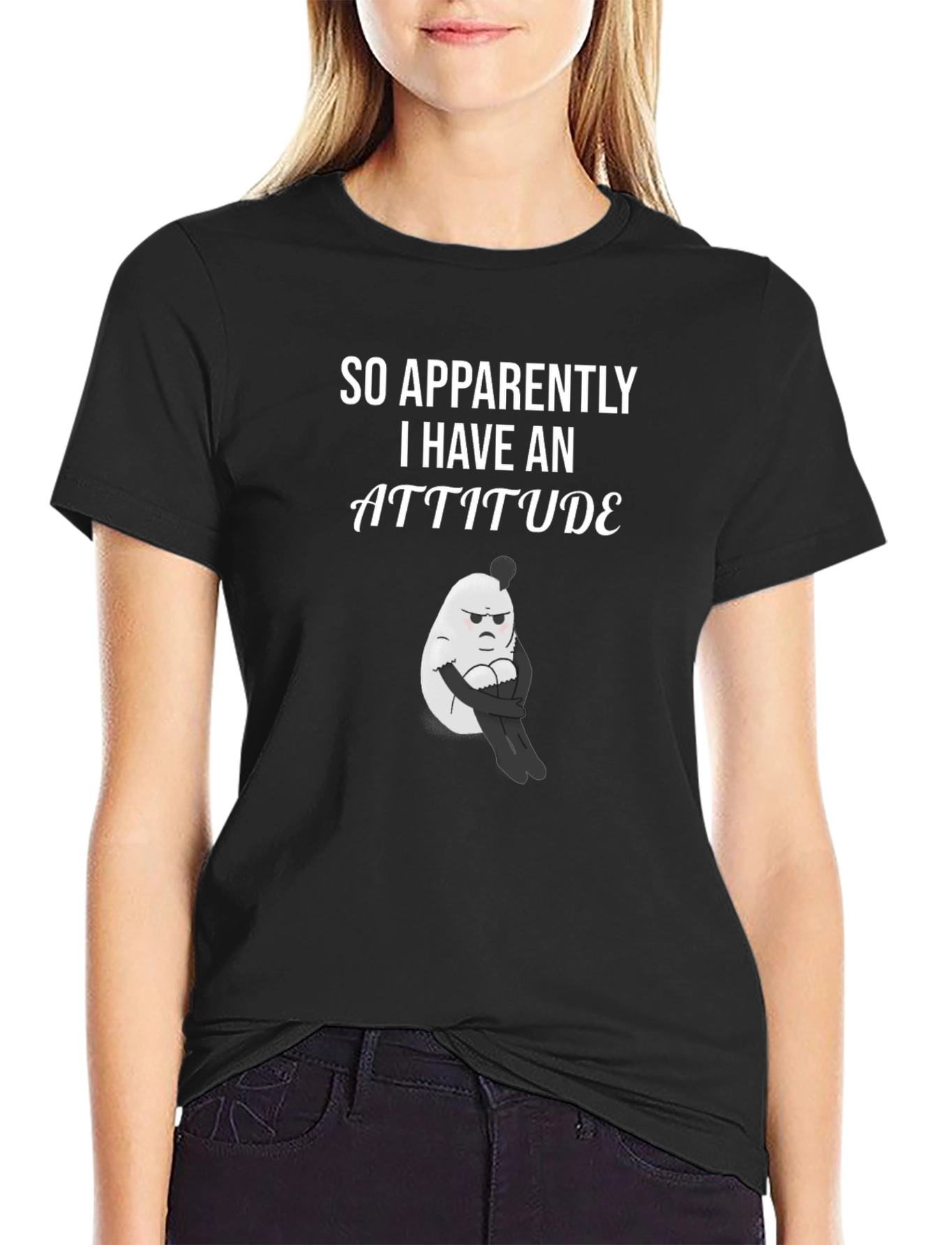 Attitude Egg Graphic T-Shirt - Unisex Cotton Tee