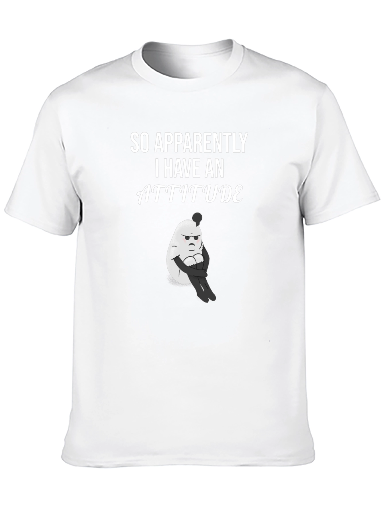Attitude Egg Graphic T-Shirt - Unisex Cotton Tee