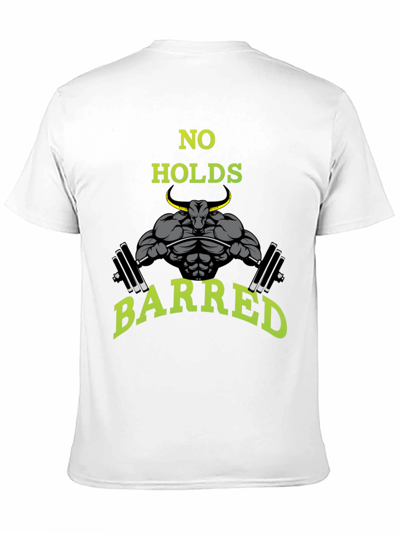 No Holds Barred Bull Gym T-Shirt