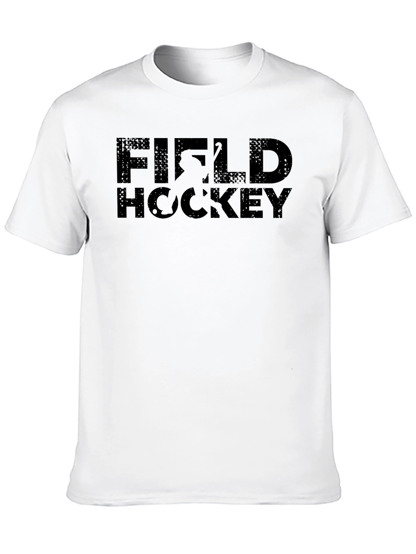 Field Hockey Graphic T-Shirt - Black