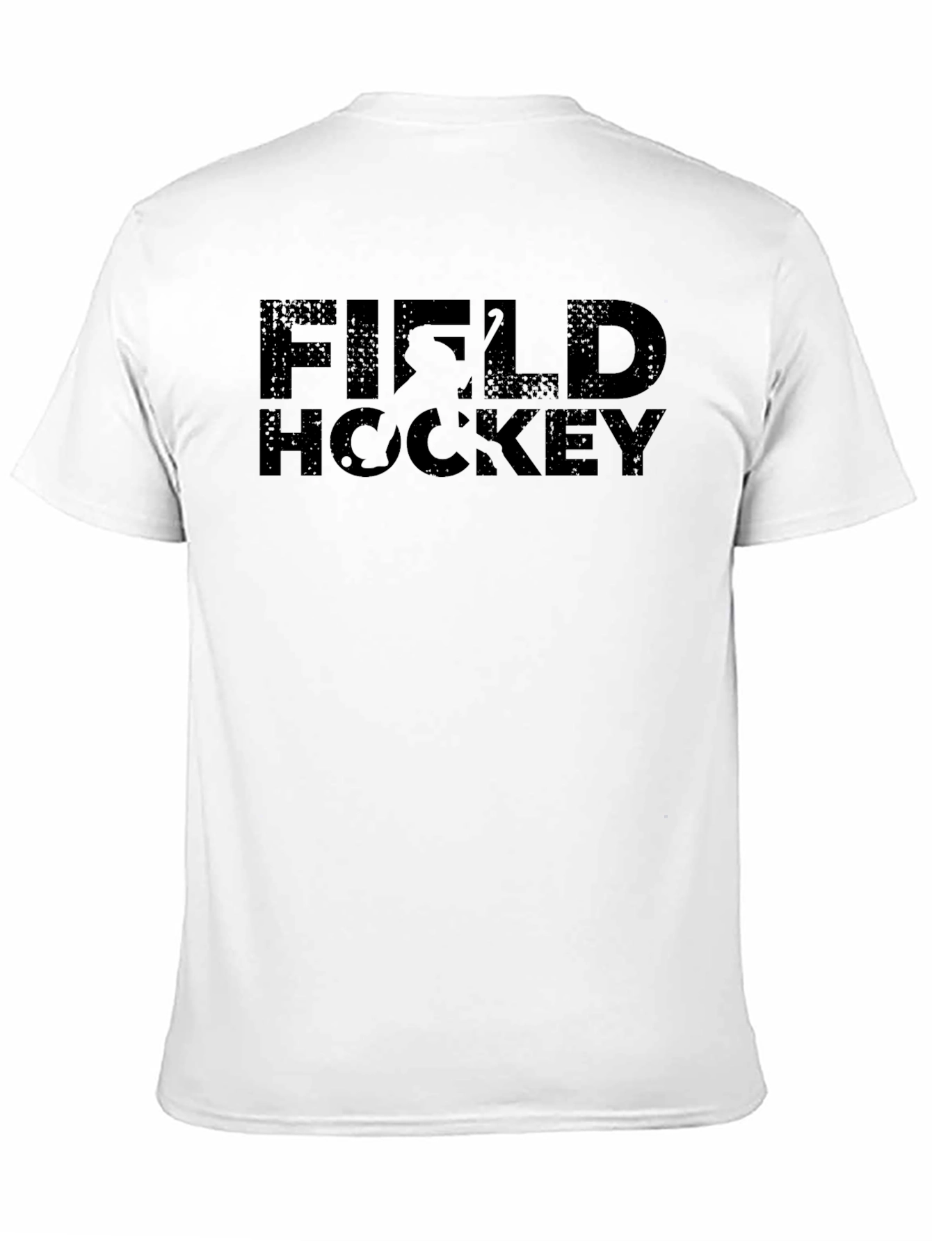 Field Hockey Graphic T-Shirt - Black