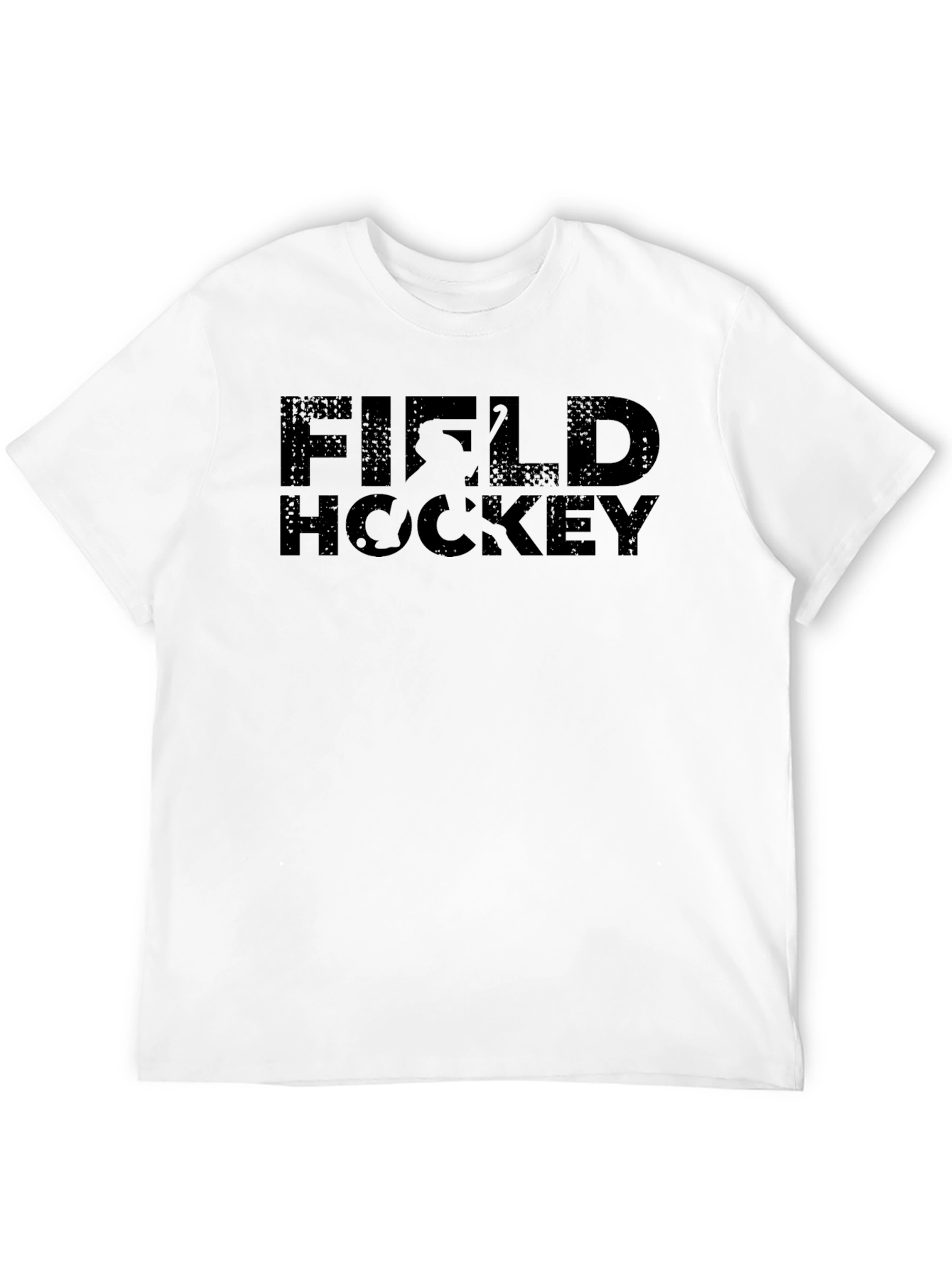 Field Hockey Graphic T-Shirt - Black
