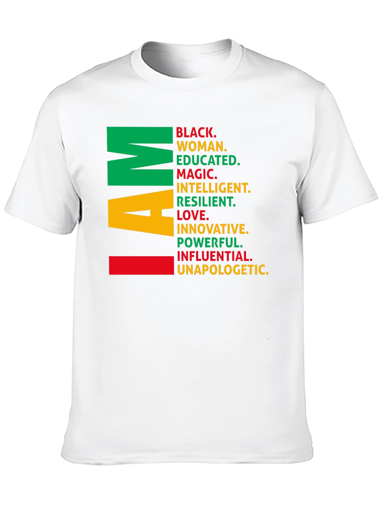 I Am Black Woman T-Shirt - Empowering Graphic Tee