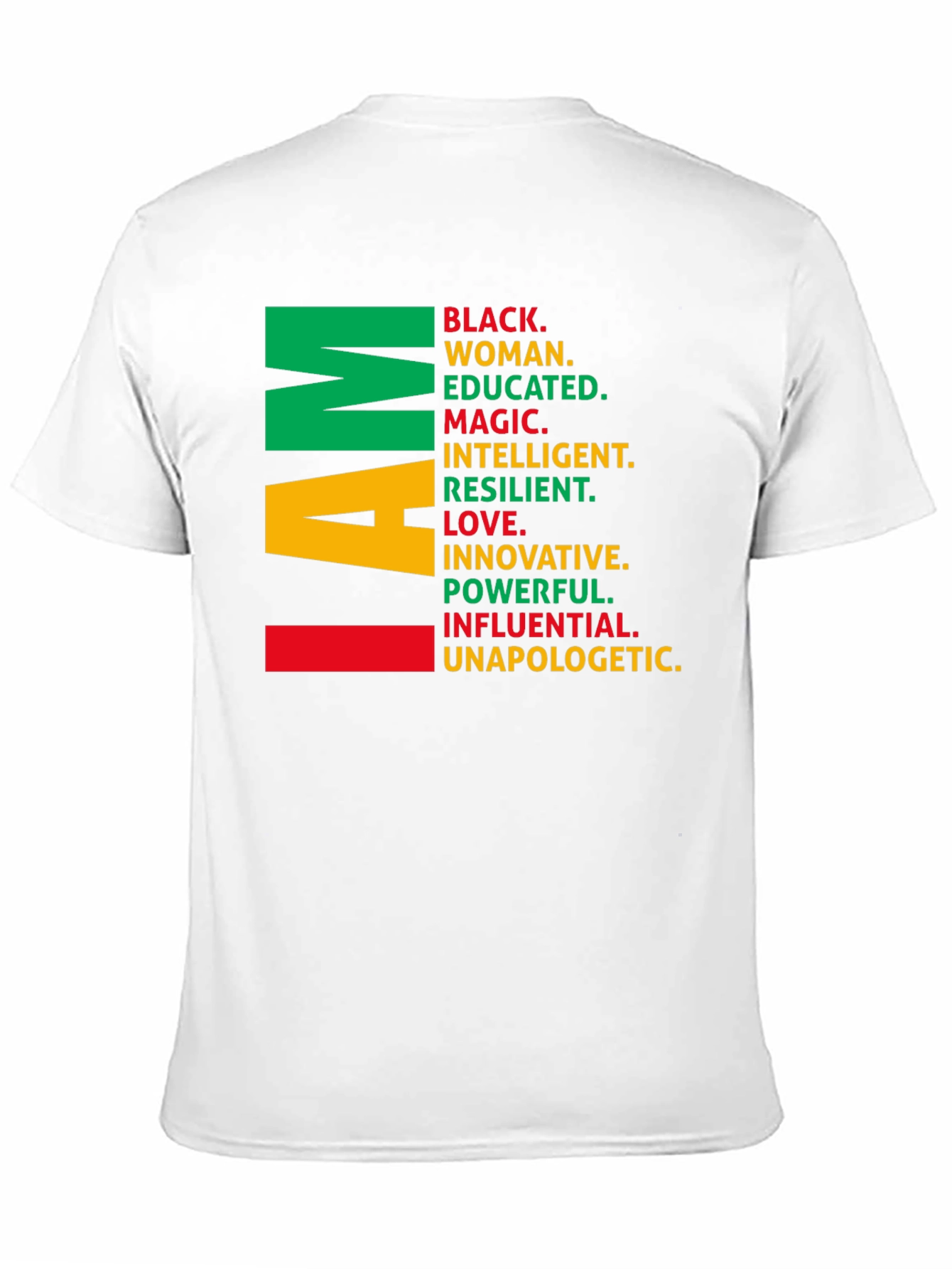 I Am Black Woman T-Shirt - Empowering Graphic Tee