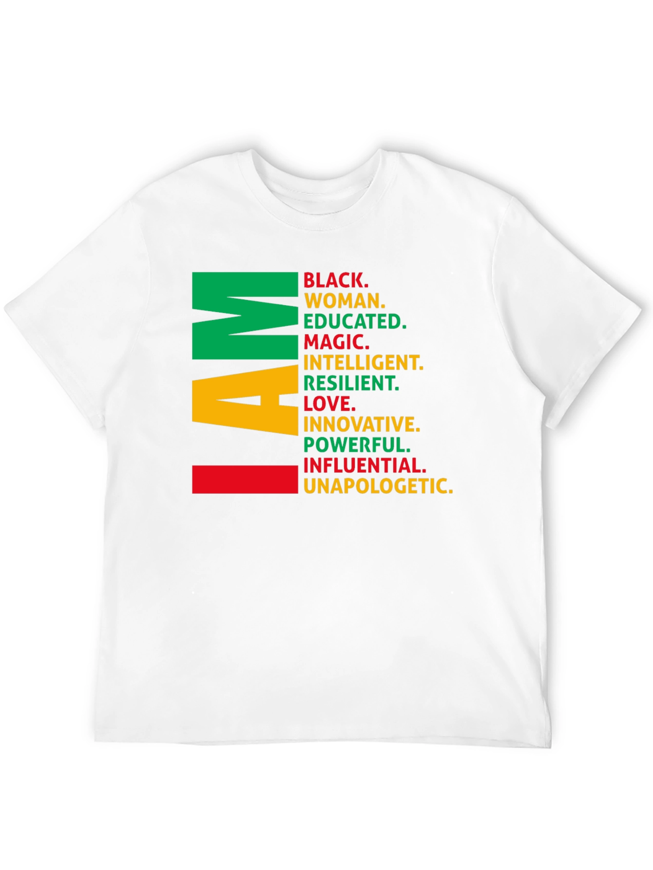 I Am Black Woman T-Shirt - Empowering Graphic Tee